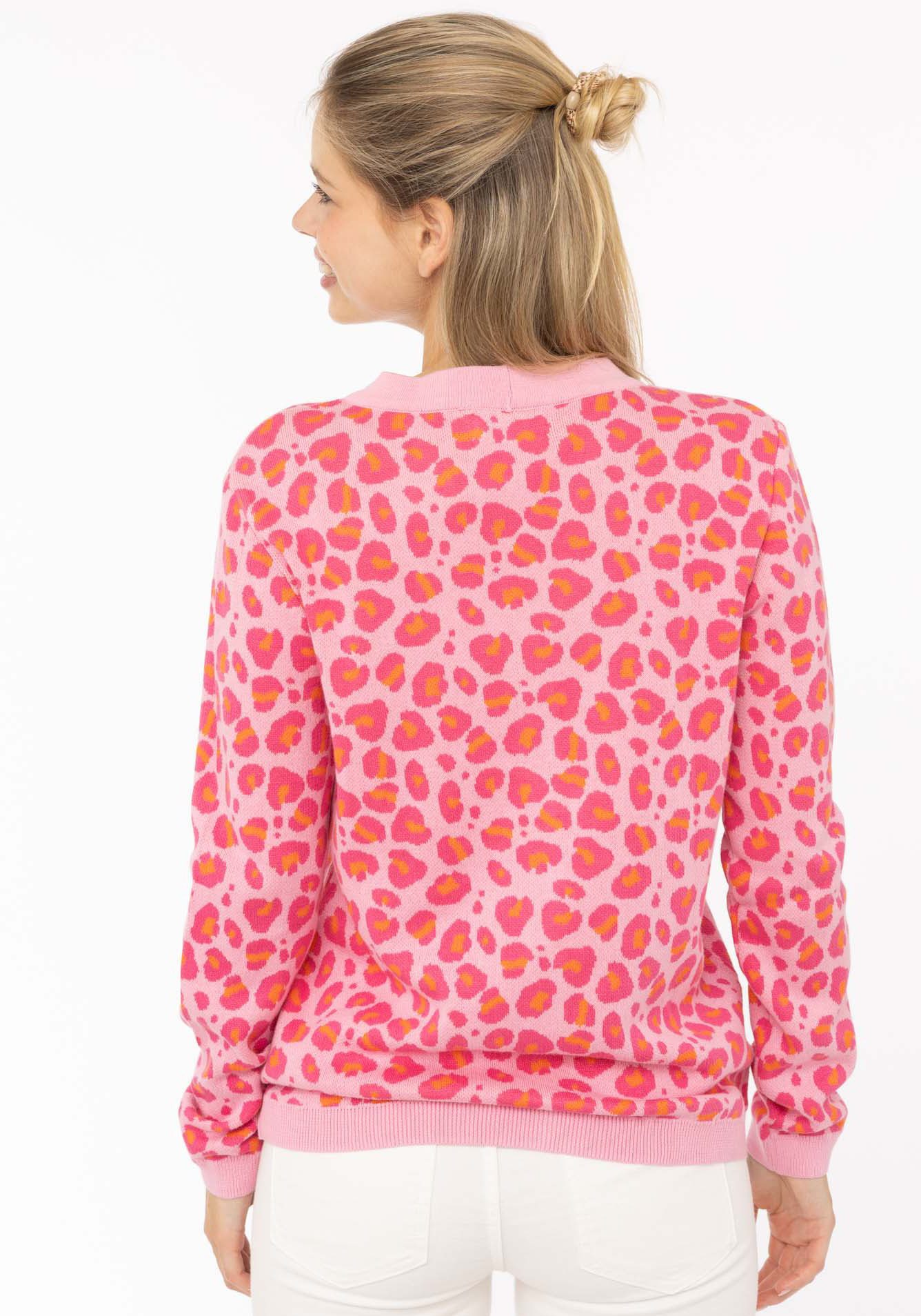 Zwillingsherz Strickjacke "Gestrickter-Leo" mit Knöpfen, mit Leomuster aus günstig online kaufen