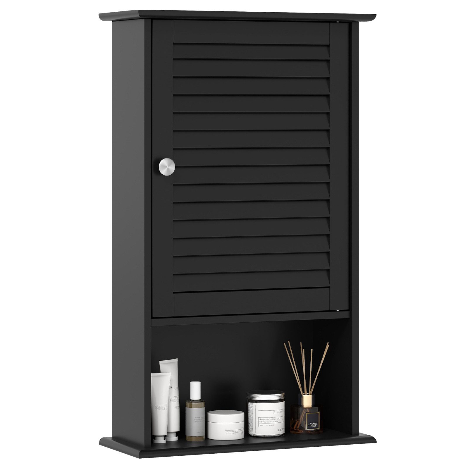 COSTWAY Hängeschrank Badezimmerschrank mit verstellbarem Einlegeboden günstig online kaufen