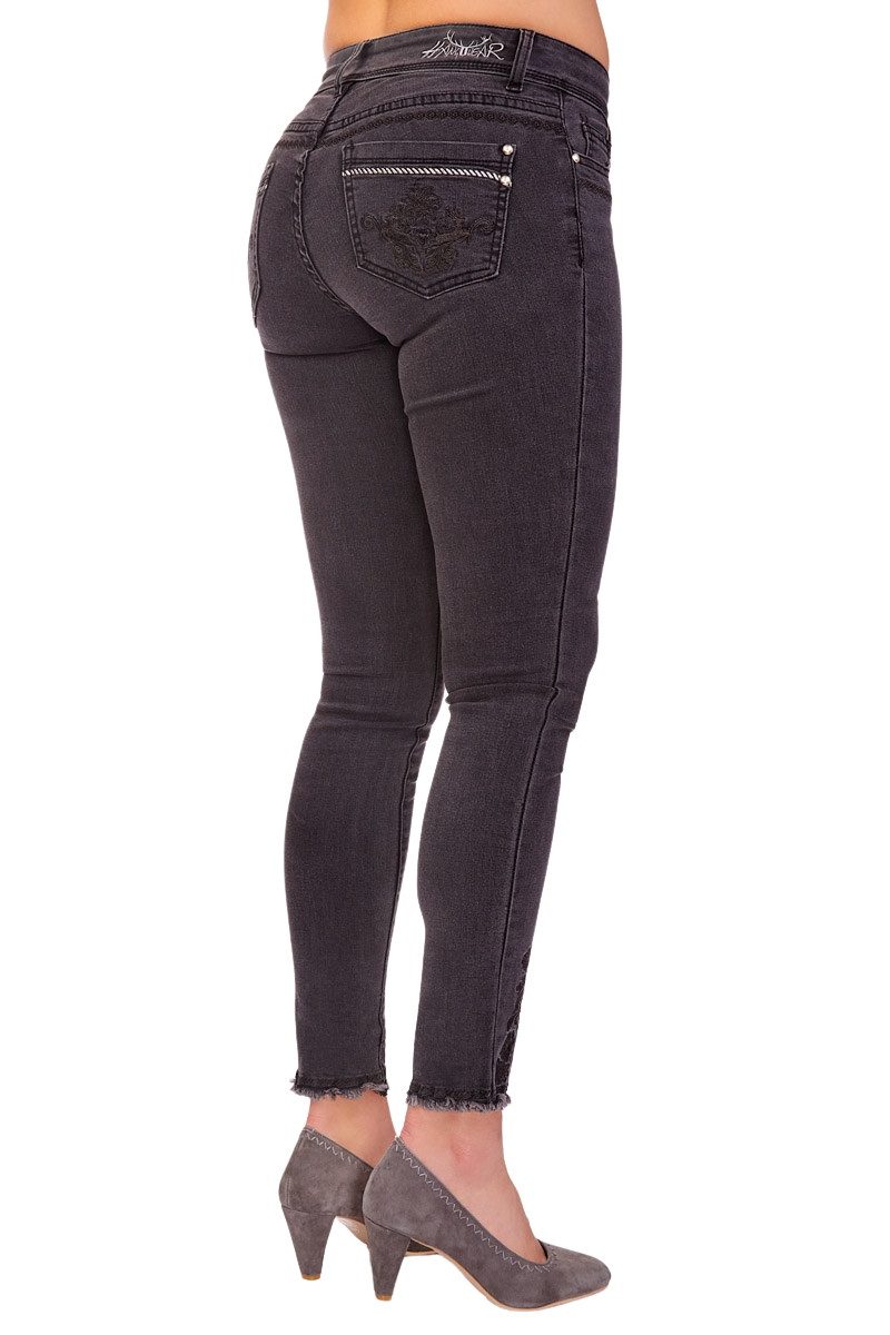 Hangowear Trachtenjeans Trachtenjeans Damen - LINA - anthrazit – Bild 3 von 5
