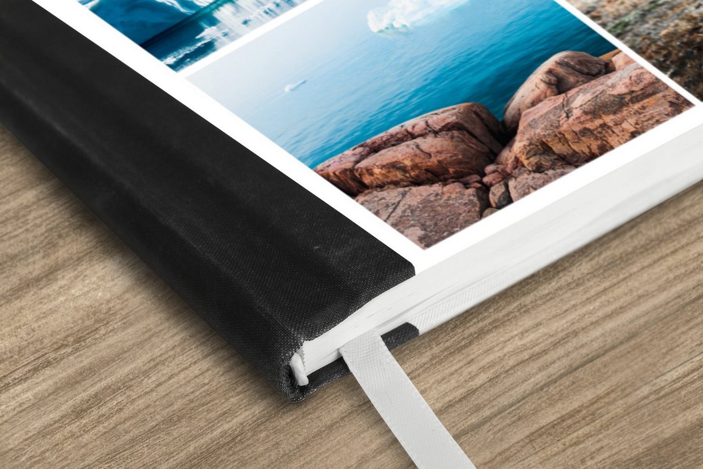 Thumbnail - MuchoWow Notizbuch Schottischer Highlander - Collage - Berg - Eiscreme, Notebook, Notizblock a5, Tagebuch, Journal Linie...