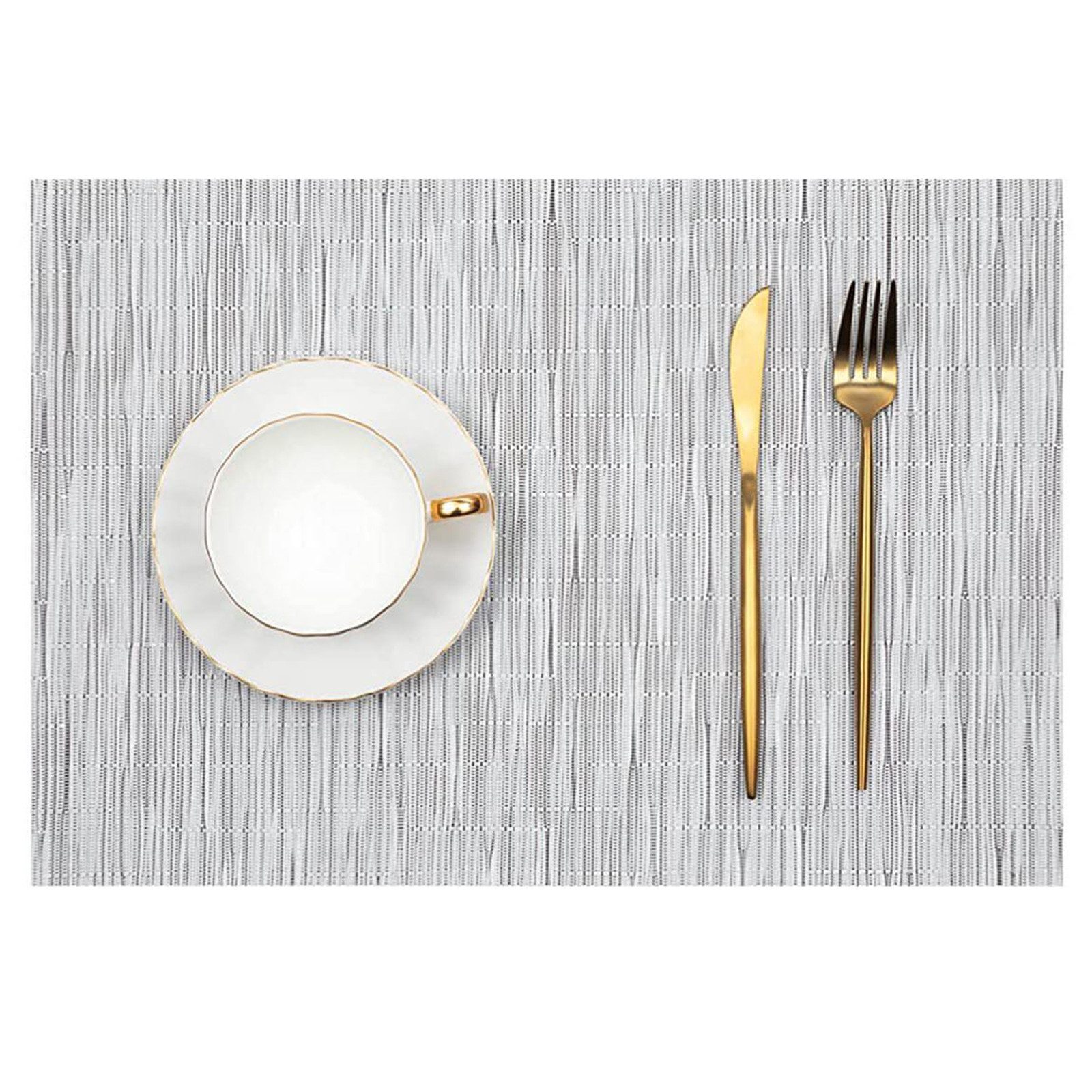 HAUSS SPLOE Platzset Platzsets 6er Set Baumwolle Hitzebeständig Waschbare rutschfest, (langlebig,hitzebeständig,abriebfest,Praktikabilität, 6-St), für den täglichen Gebrauch, Familienessen, Hochzeitspartyusw.