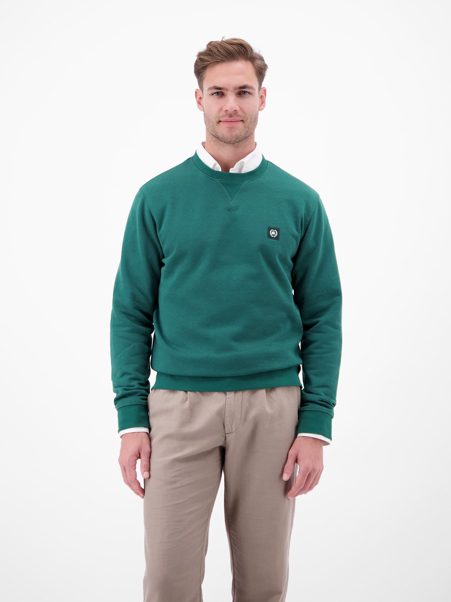 Sweatshirt Sweatshirt aus Baumwollmix, O-Neck