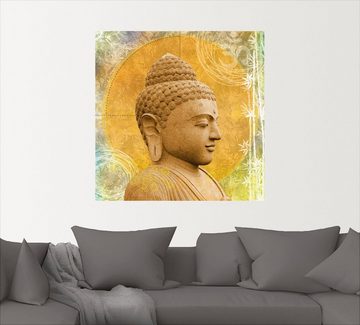 Artland Wandbild Buddha II, Spa (1 St), als Alubild, Outdoorbild, Leinwandbild, Wandaufkleber, versch. Größen