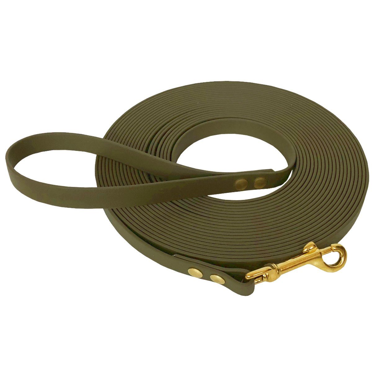 bio-leine Schleppleine Biothane 10m Schleppleine 12 mm - Hundeleine mit Handschlaufe, Robust, 34 Farben, reißfest