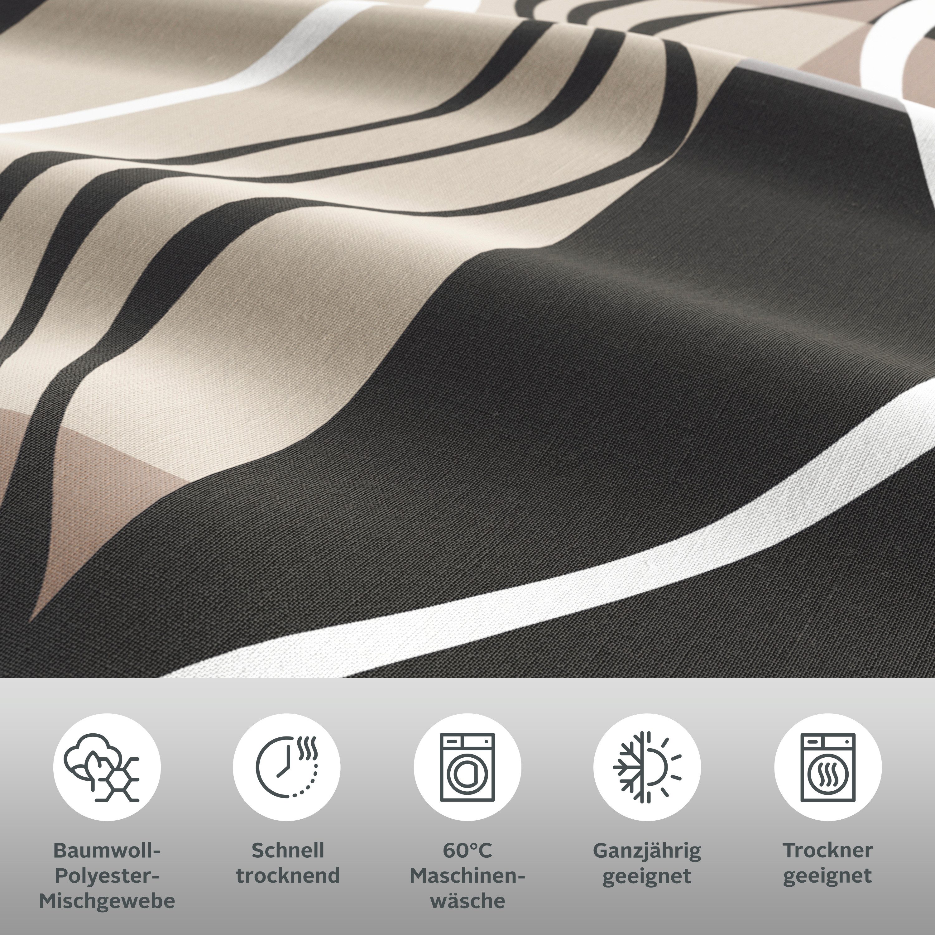 OTTO home Bettwäsche Kelian, Polycotton recycelt, 2 teilig, in verschiedenen Qualitäten, gemusterte Bettwäsche