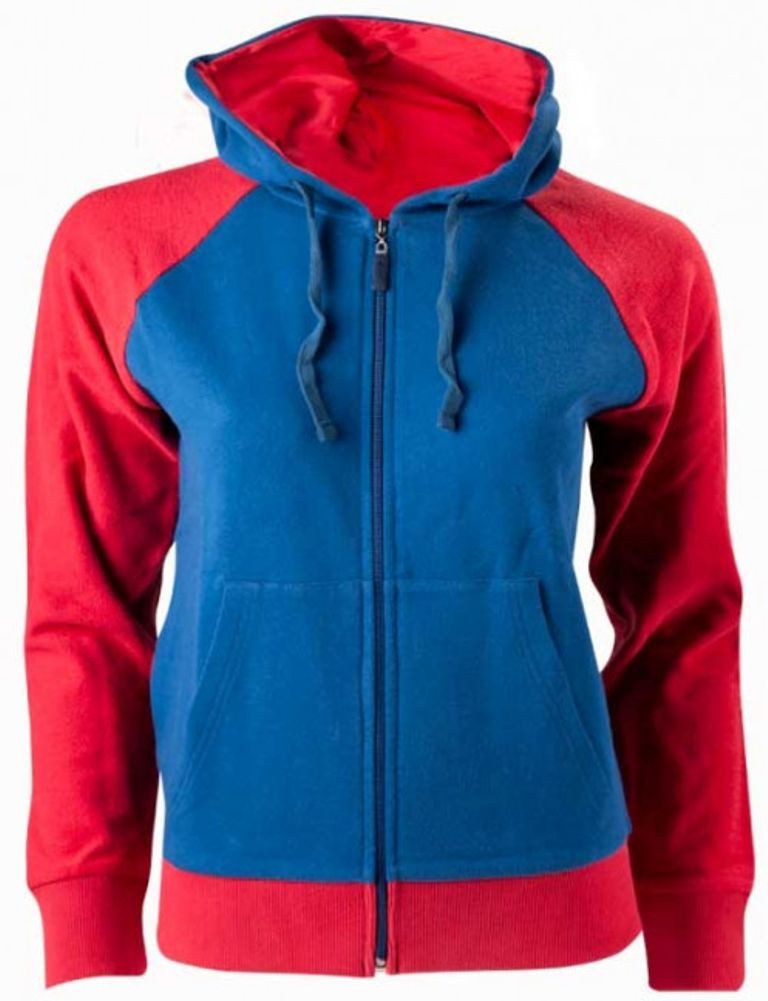 Hoodie Kapuzenjacke Sweatshirt mit RV Damen Cap. America S M L