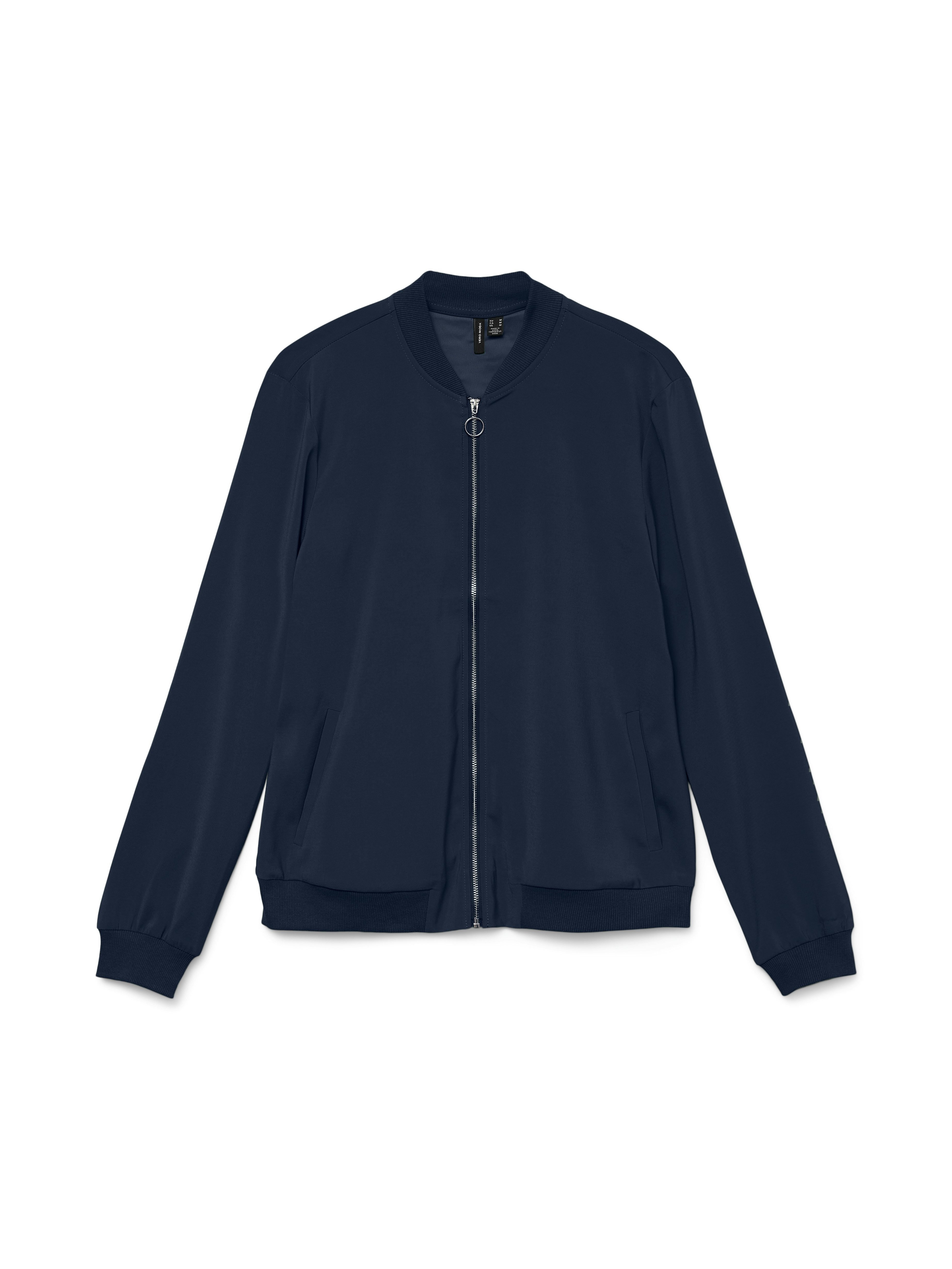 Vero Moda Kurzjacke VMCONNY, leichte Jacke für den Übergang seitliche Eingrifftaschen, Rippbündchen