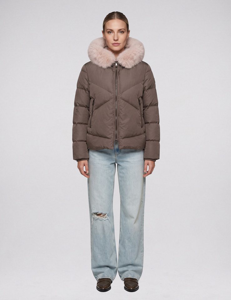 Blonde No.8 Winterjacke 'SNOW 316' mit Kunstfell gefütterter Kapuze