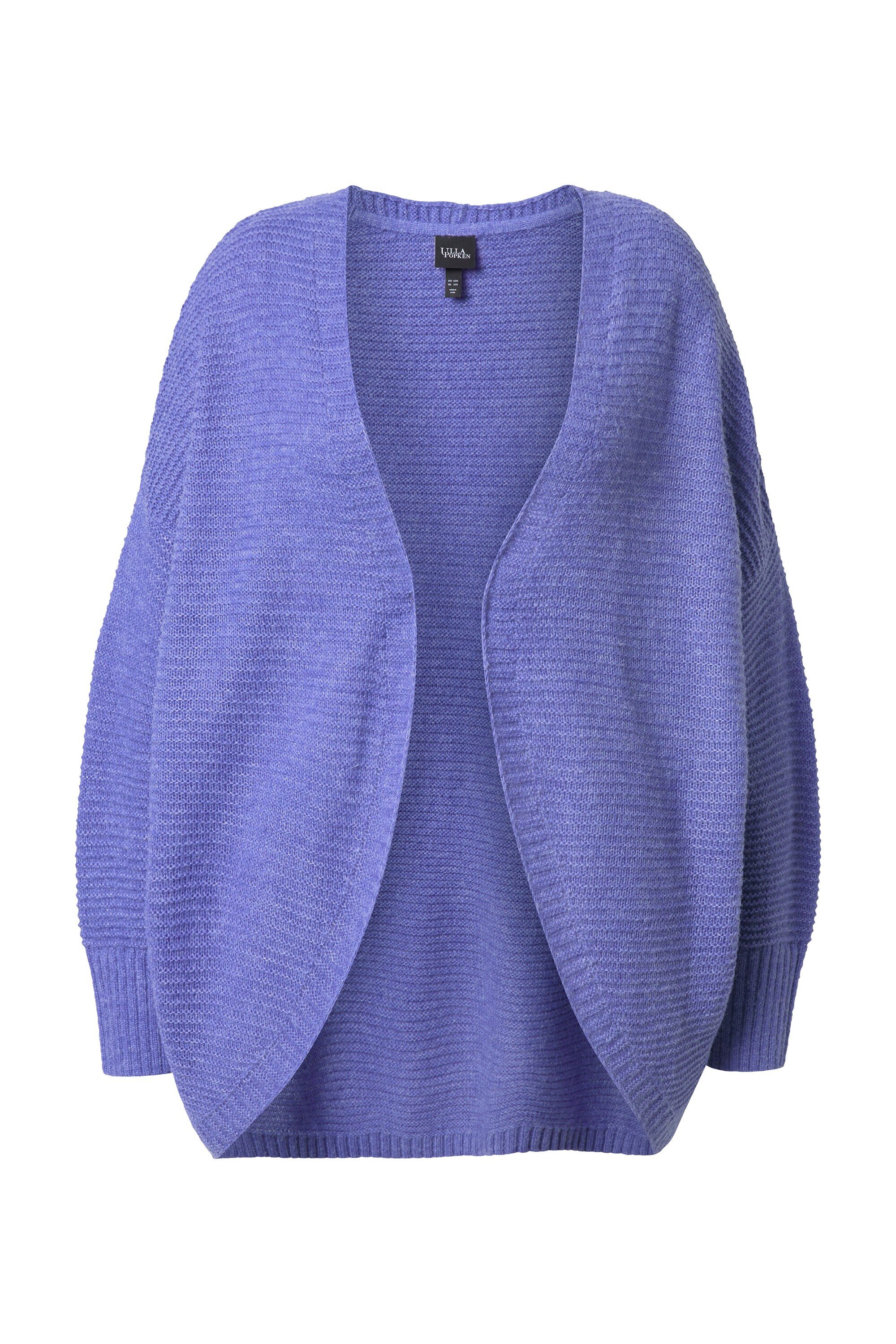 Ulla Popken Strickjacke Strickjacke Egg-Shape Wollanteil günstig online kaufen