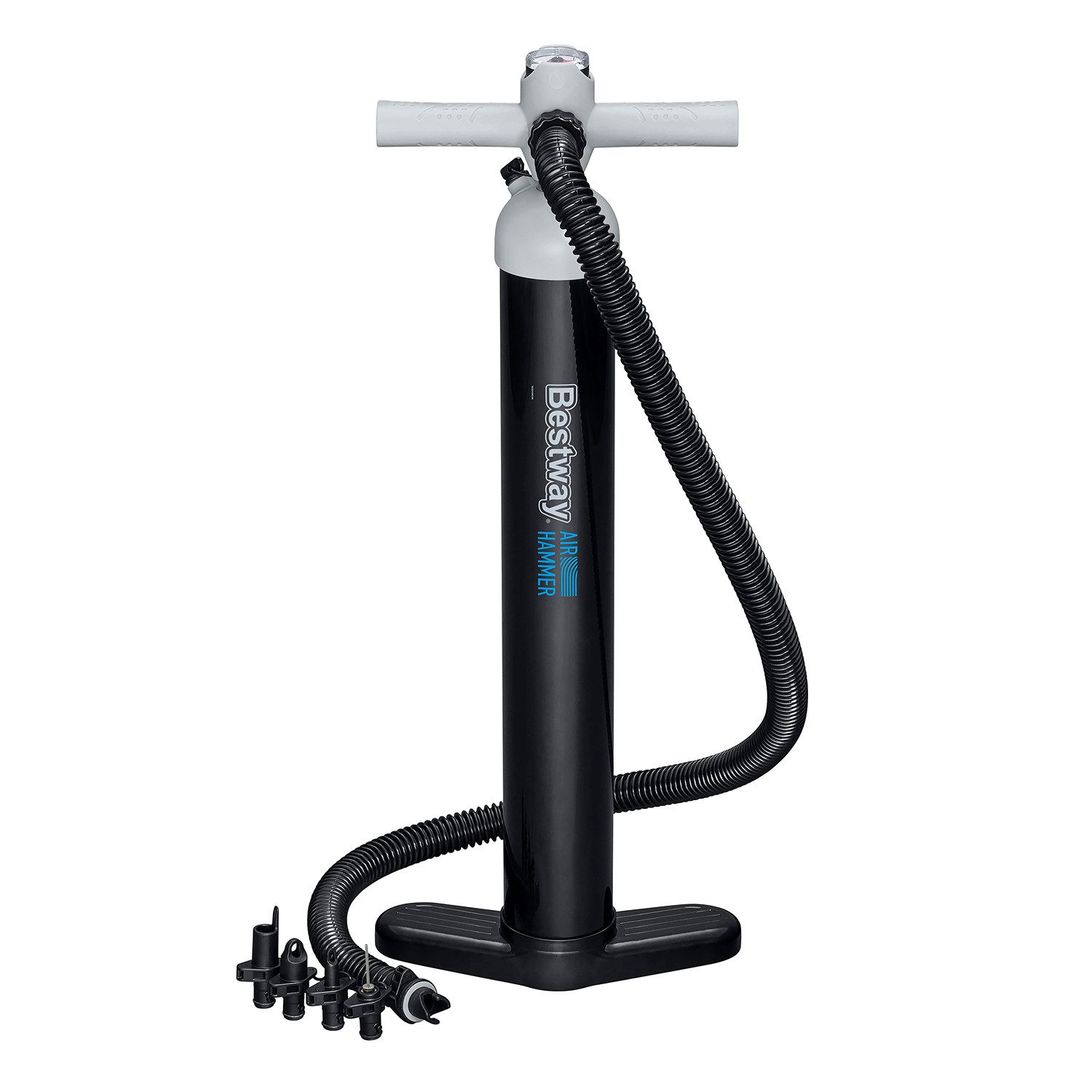 Bestway Luftpumpe Air Hammer™ (Packung, 1-tlg., 1.800 / 3.450 ml), Hubvolumen: 1.800 (1 Bewegung) / 3.450 ml (2 Bewegungen)