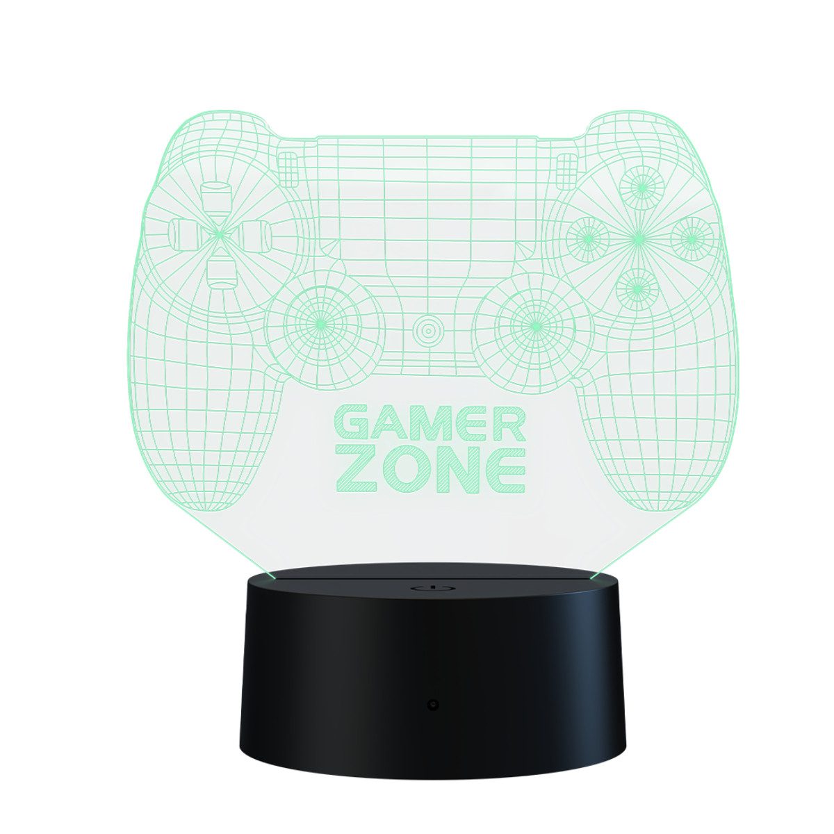 Qware Gaming LED Dekolicht 3D LED Lampe – RGB Tischlampe mit Farbwechsel und Fernbedienung – Bild 4 von 5