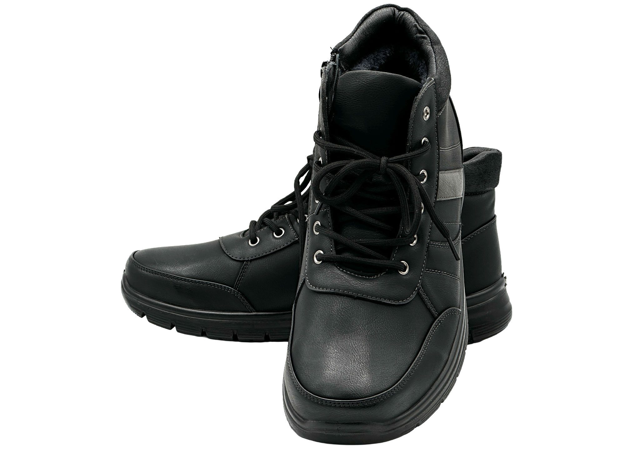 Nowaland Warme Herren Winterstiefeletten mit Schnürung und Profilsohle Wint günstig online kaufen