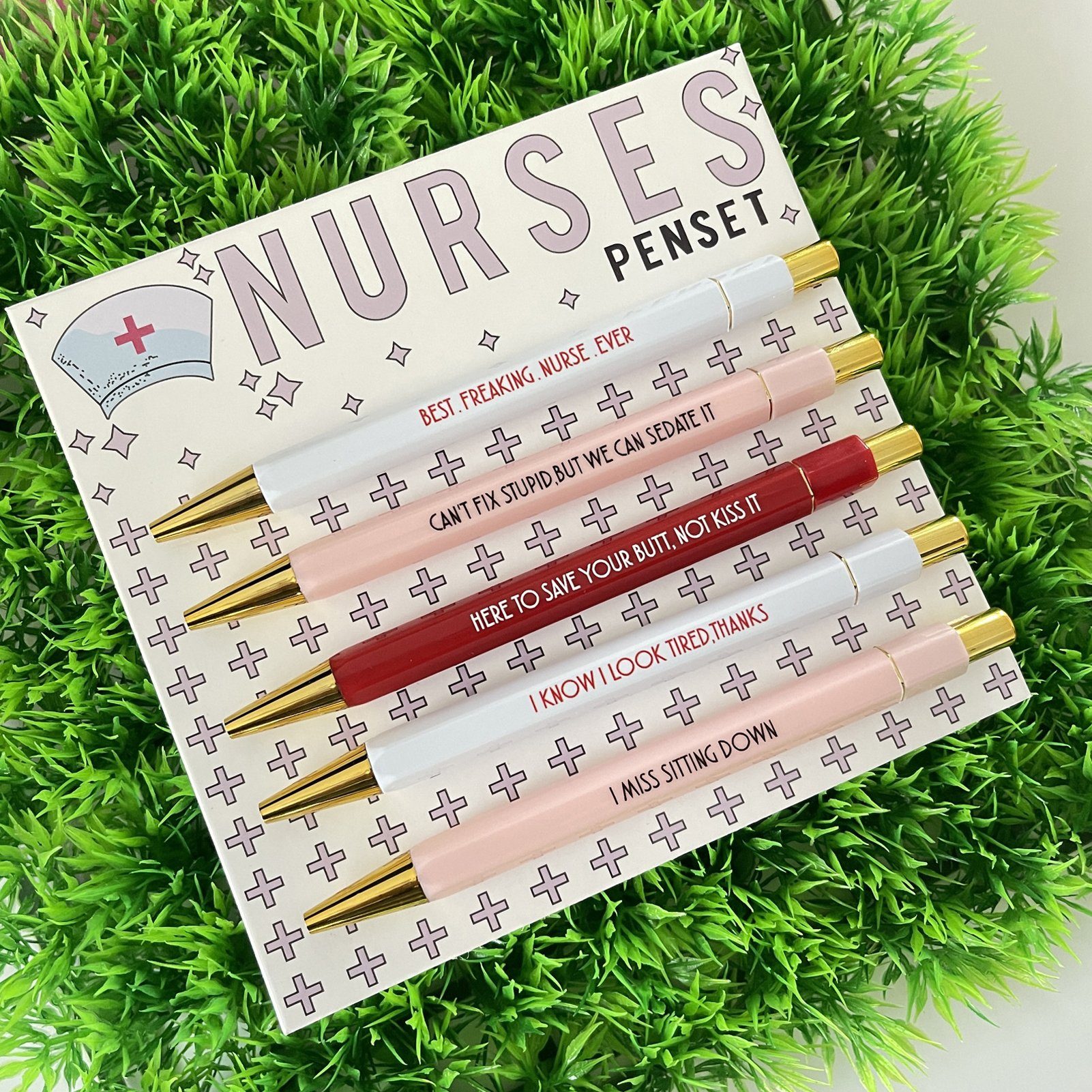 Lustiges Für Lustige Kugelschreiber Blusmart 9 Stifte-Set Krankenschwestern,