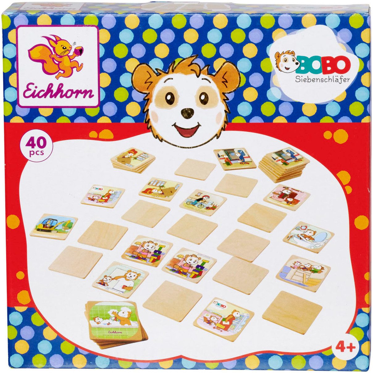 Eichhorn Spiel Bobo Siebenschläfer, Memo-Spiel, Kinderspiel