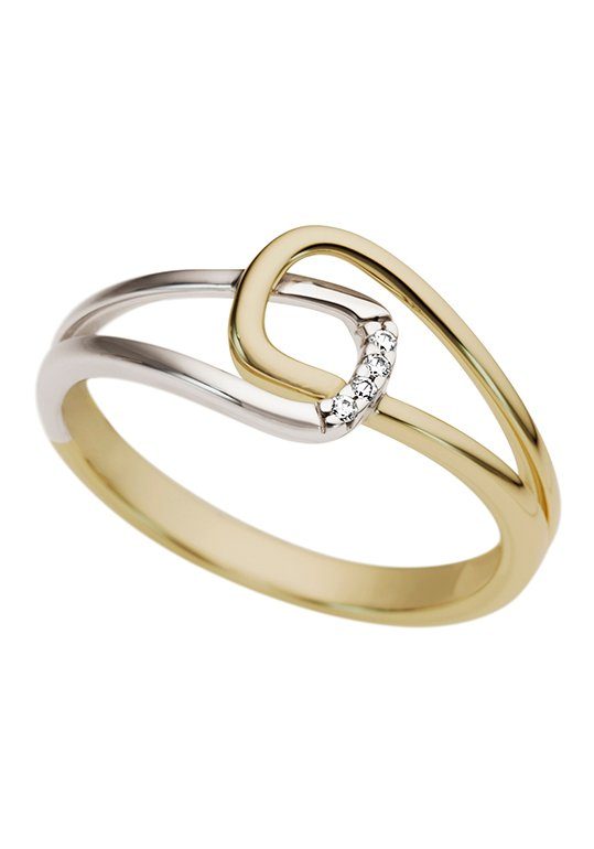 Firetti Diamantring Schmuck Geschenk Gold 333 Damenring Goldring Diamant, mit Brillanten