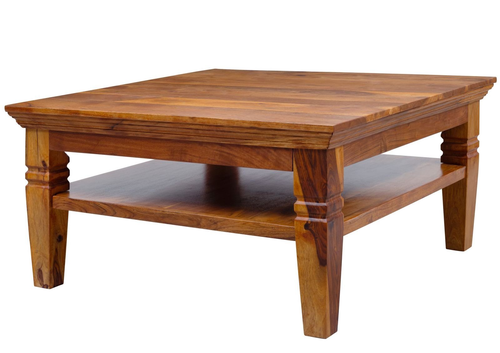 Massivmoebel24 Couchtisch Couchtisch Akazie 85x85x45 honig lackiert OXFORD #0316 – Bild 5 von 5