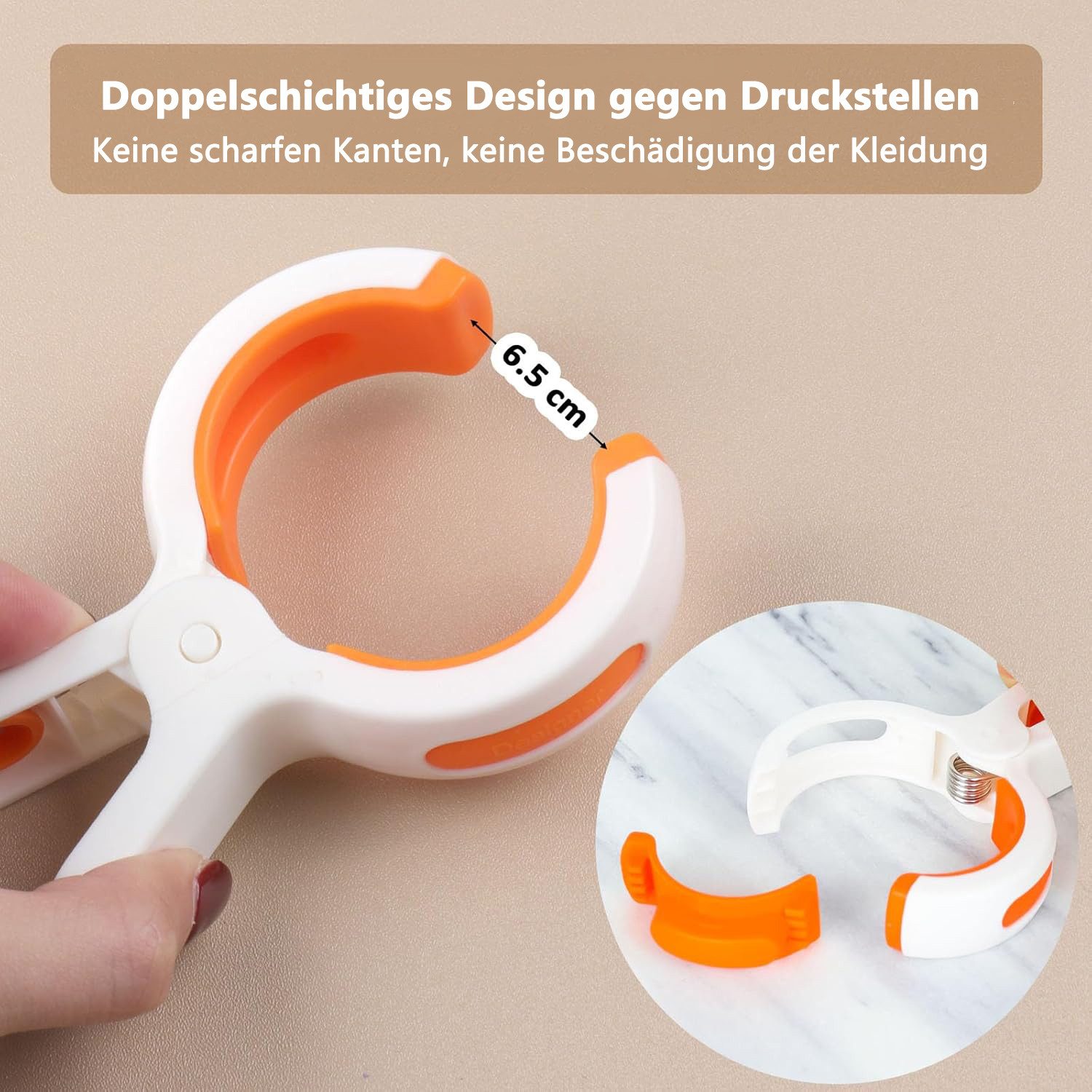 FOUORTUNATE-BEE Sturmwäscheklammern 8 Stück Große Handtuchklammern für Strandliegen, für Sonnenliegen Pool Stuhl Liege Bettwäsche Kleidung