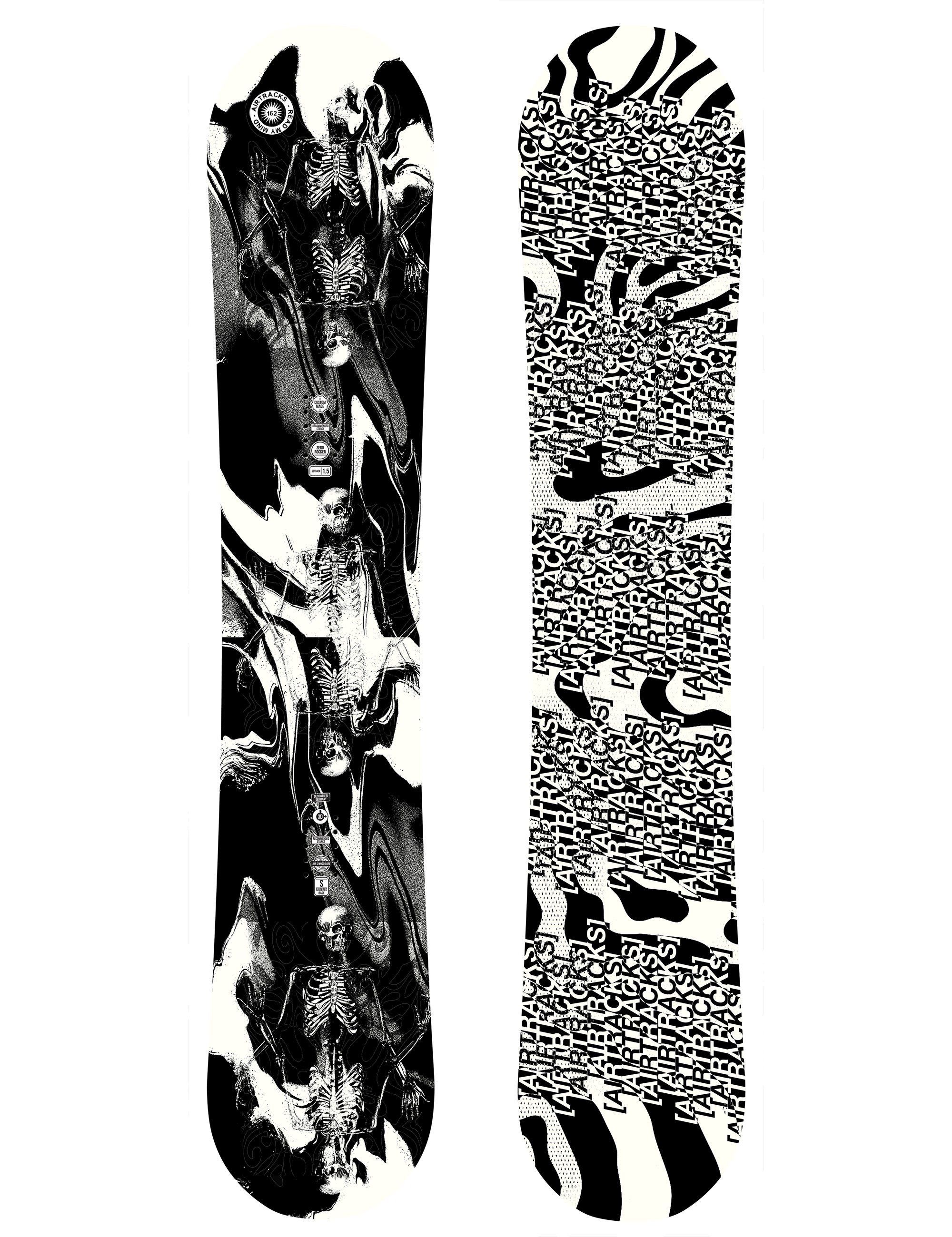 Airtracks Snowboard Set Herren Read My Mind Rocker Wide » Mod. 25 (Snowboardset Read My Mind Rocker+Master Pro ME+Bag, 3 St., 3er Pack), Board + Bindung Master + SB Bag / 152 157 159 162 cm