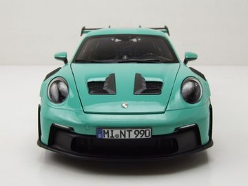 Norev Modellauto Porsche 911 GT3 RS 2022 mint grün Modellauto 1:18 Norev, Maßstab 1:18