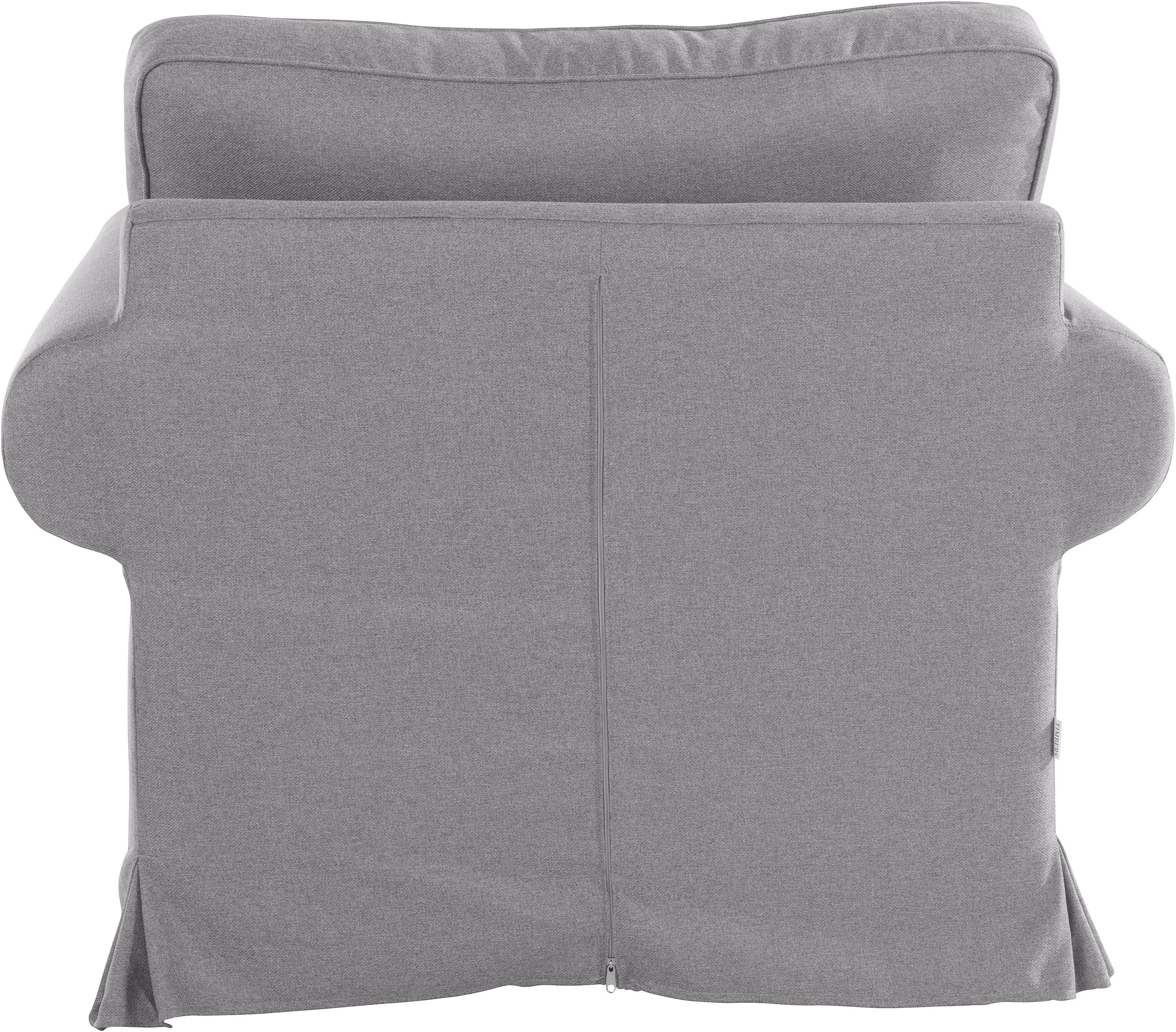 Home affaire Sessel Shadmoor, Hussenoptik, in uni oder mit Blumendruck, passend zur Shadmoor-Serie