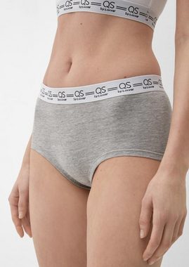 QS Panty Panties Cotton Stretch (6-St) Webgummibund, breite Seitenpartie, im 6er Pack