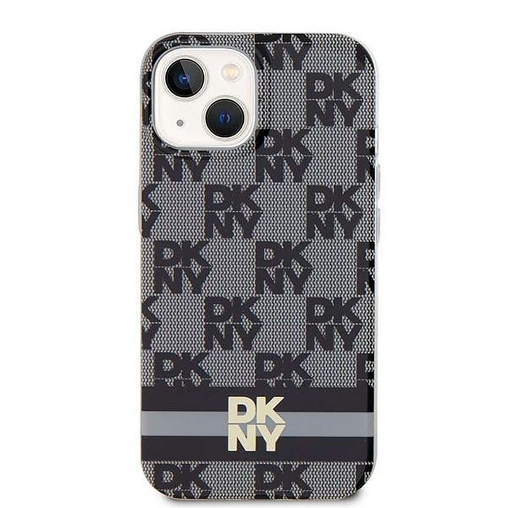 DKNY Handyhülle Schutzhülle Magnethülle Handyschale 6.7, MagSafe-kompatibel, Hartschale, Monogramm-Muster