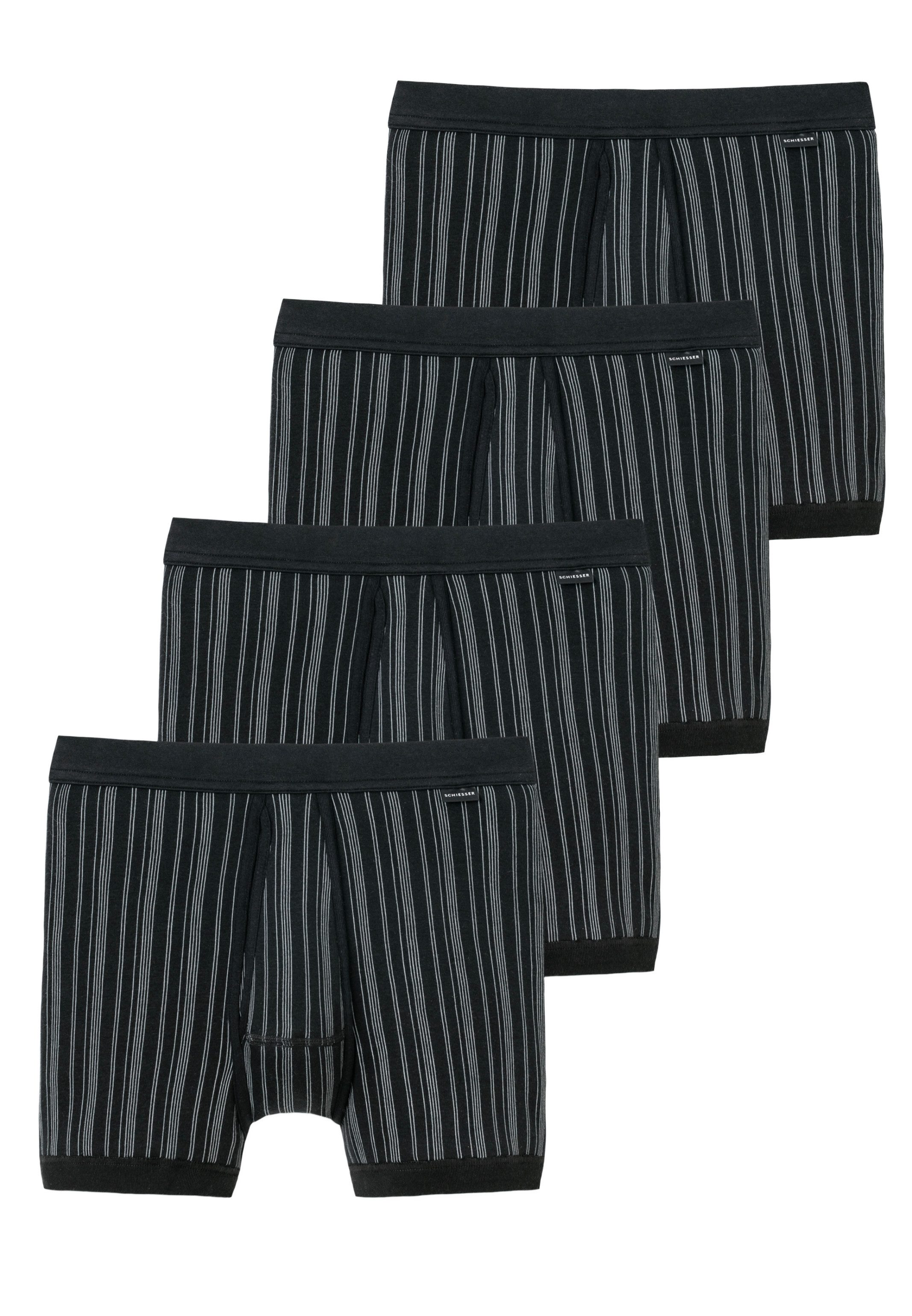 Schiesser Retro Boxer 4er Pack Original Classics Feinripp (Spar-Set, 4-St) günstig online kaufen