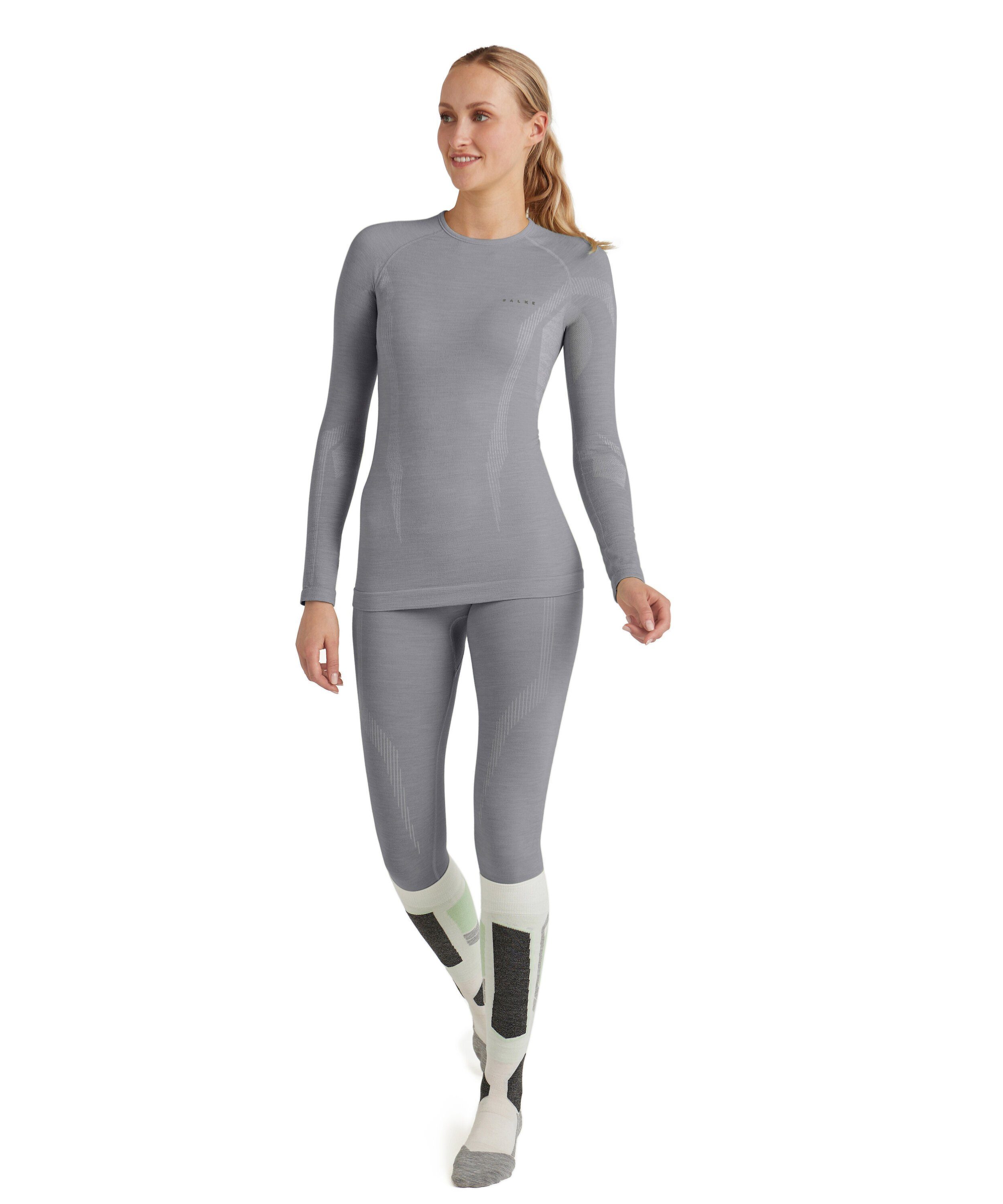 FALKE Funktionsshirt FALKE Langarmshirt Wool-Tech (1-tlg., 1) aus Merinowolle für kalte bis sehr kalte Temperaturen
