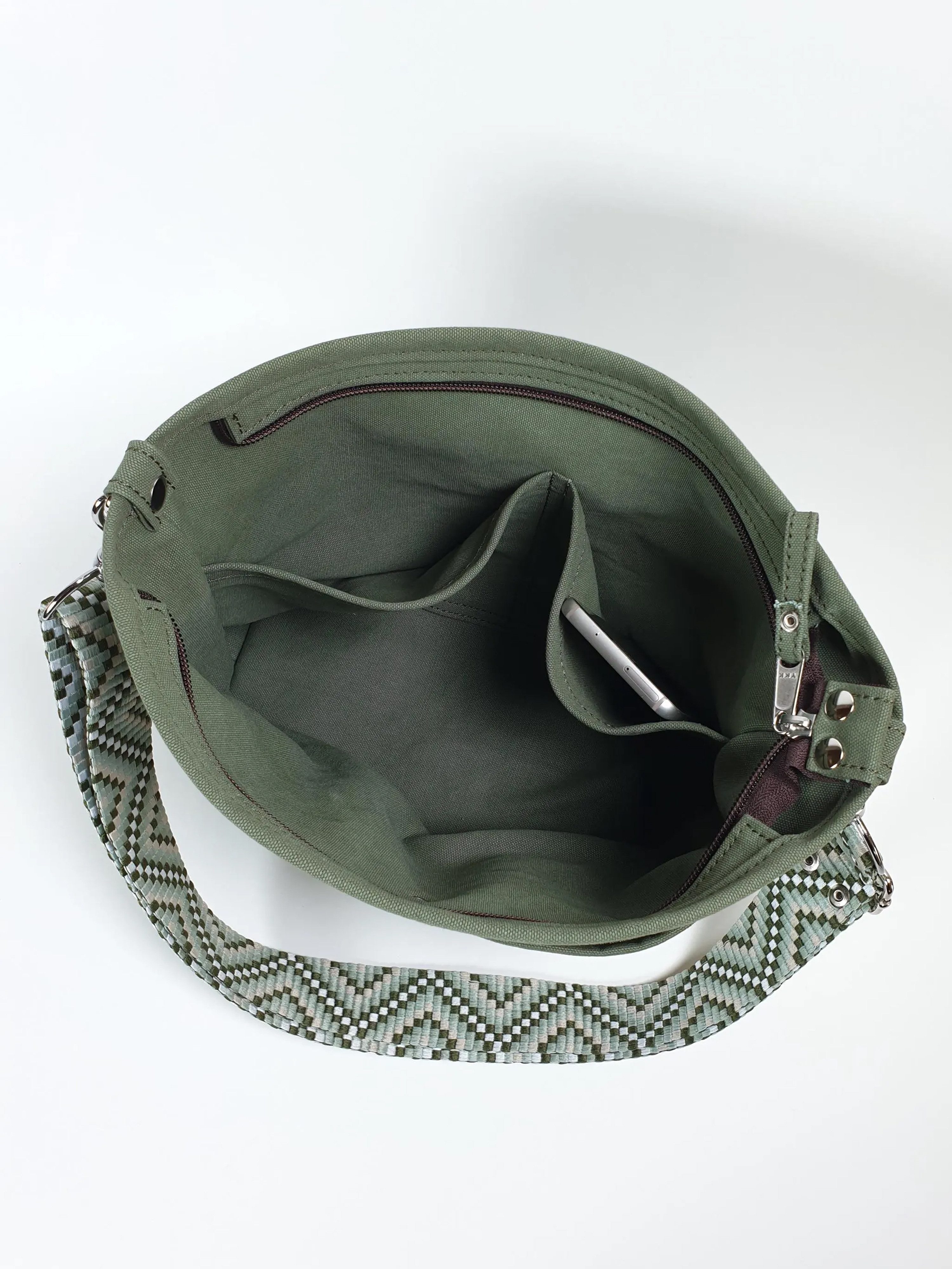 wundabaa Umhängetasche Damen Canvas S