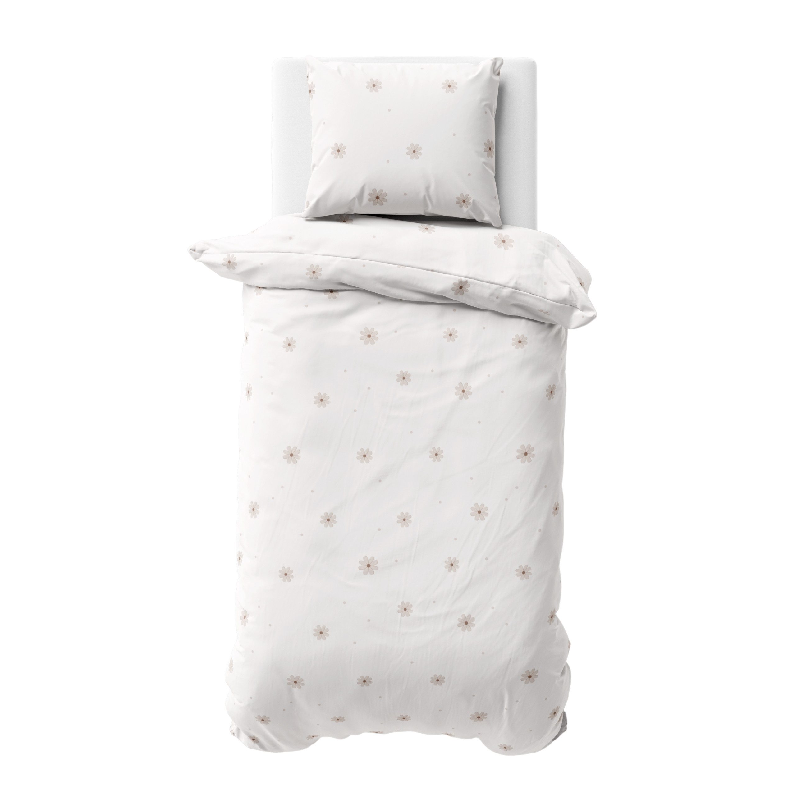 MTOnlinehandel Kinderbettwäsche Flower Power 135x200 + günstig online kaufen