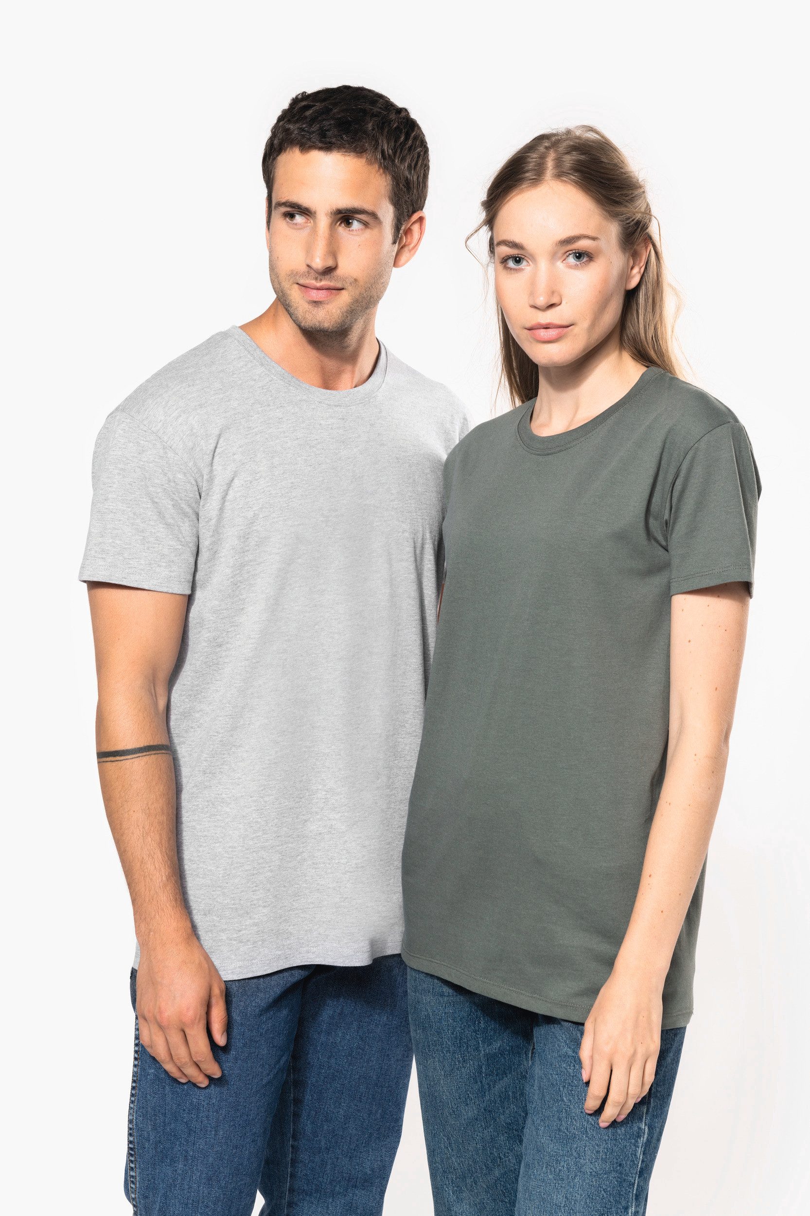 T-Shirt & Langarmshirt T-Shirt mit Rundhalsausschnitt Bio190IC