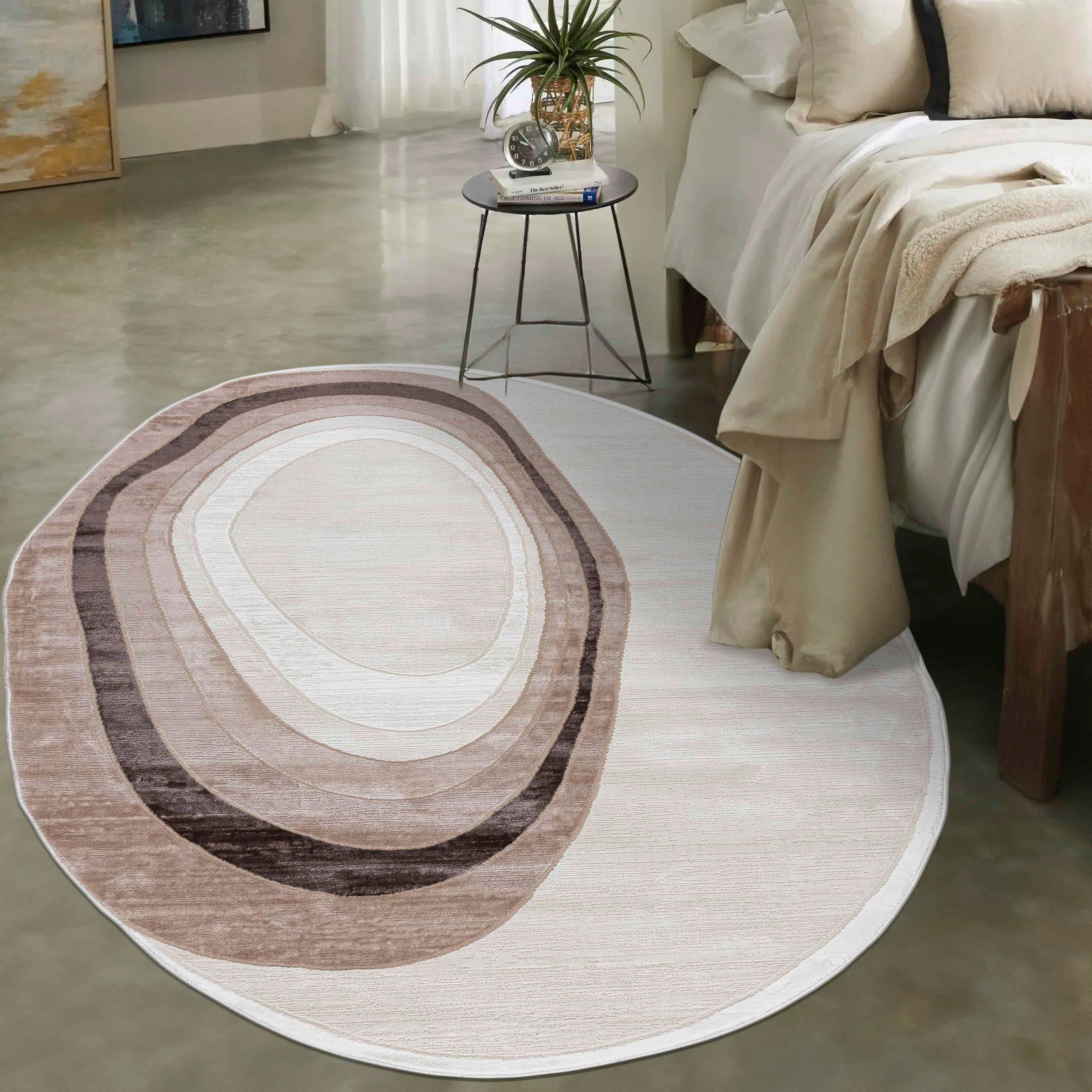 Mazovia Designteppich Modern Unregelmäßig Teppich Weich Teppich für Wohnzim günstig online kaufen