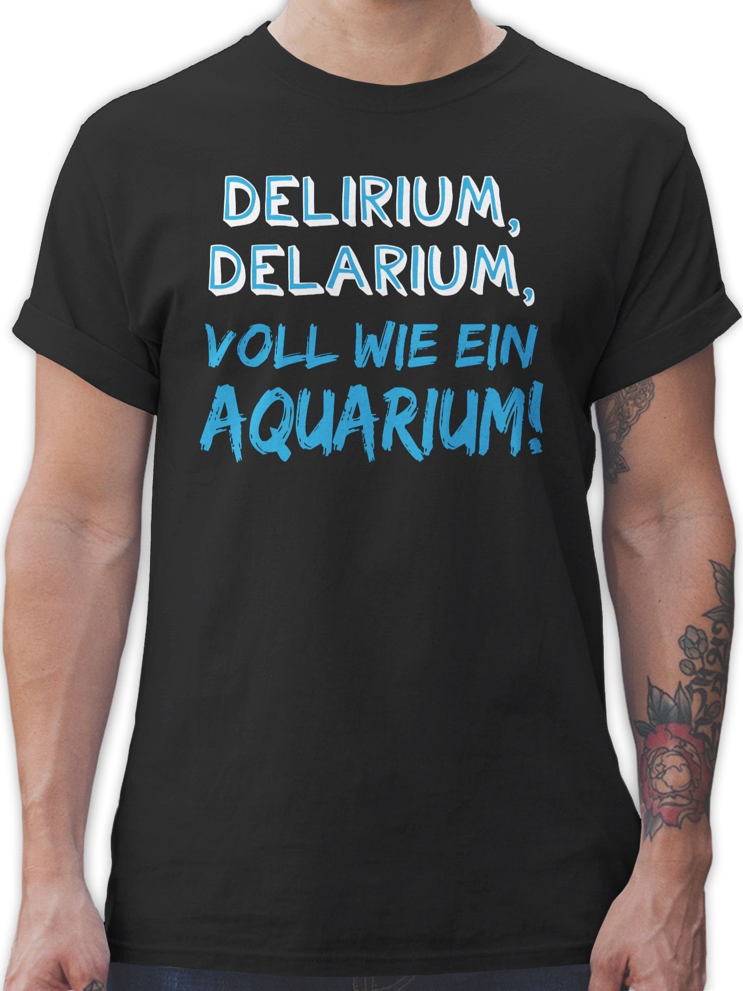 T-Shirt Delirium, Delarium, Voll wie ein Aquarium!