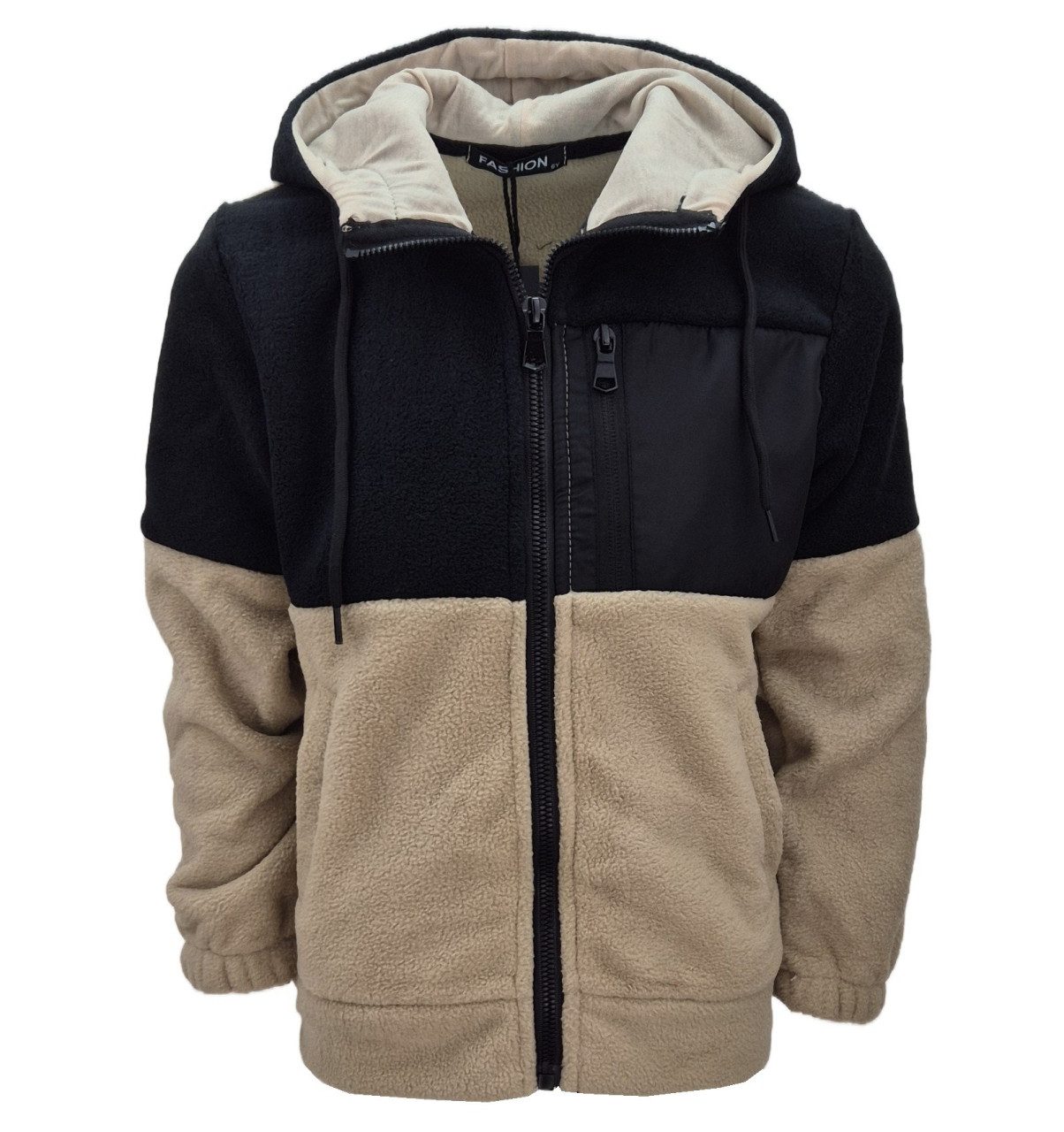 Kapuzenfleecejacke Fleecejacke, Jacke, Sweatjacke, Kuscheljacke JH116e