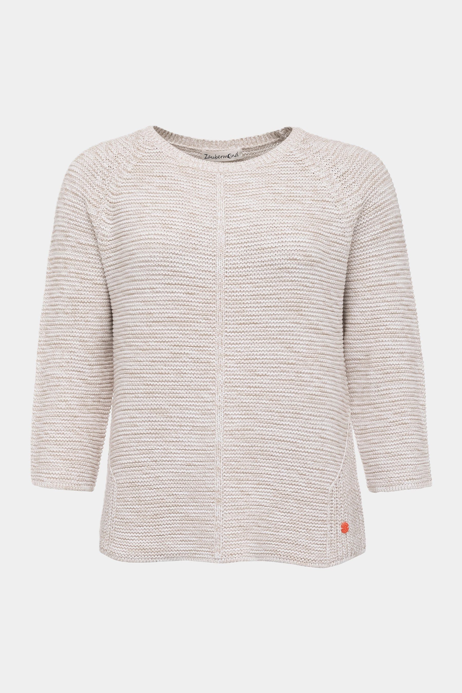 Zaubermond Kapuzenpullover Strickpullover Kiesel günstig online kaufen