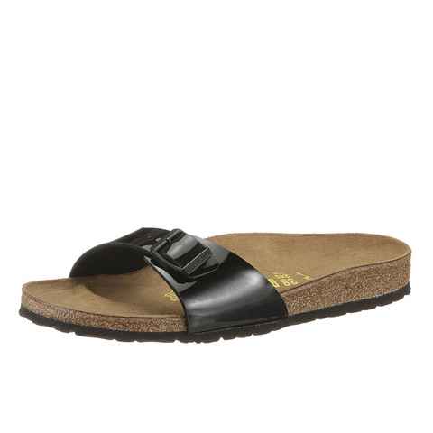 Birkenstock MADRID Pantolette in schmaler Schuhweite, Lack-Optik!