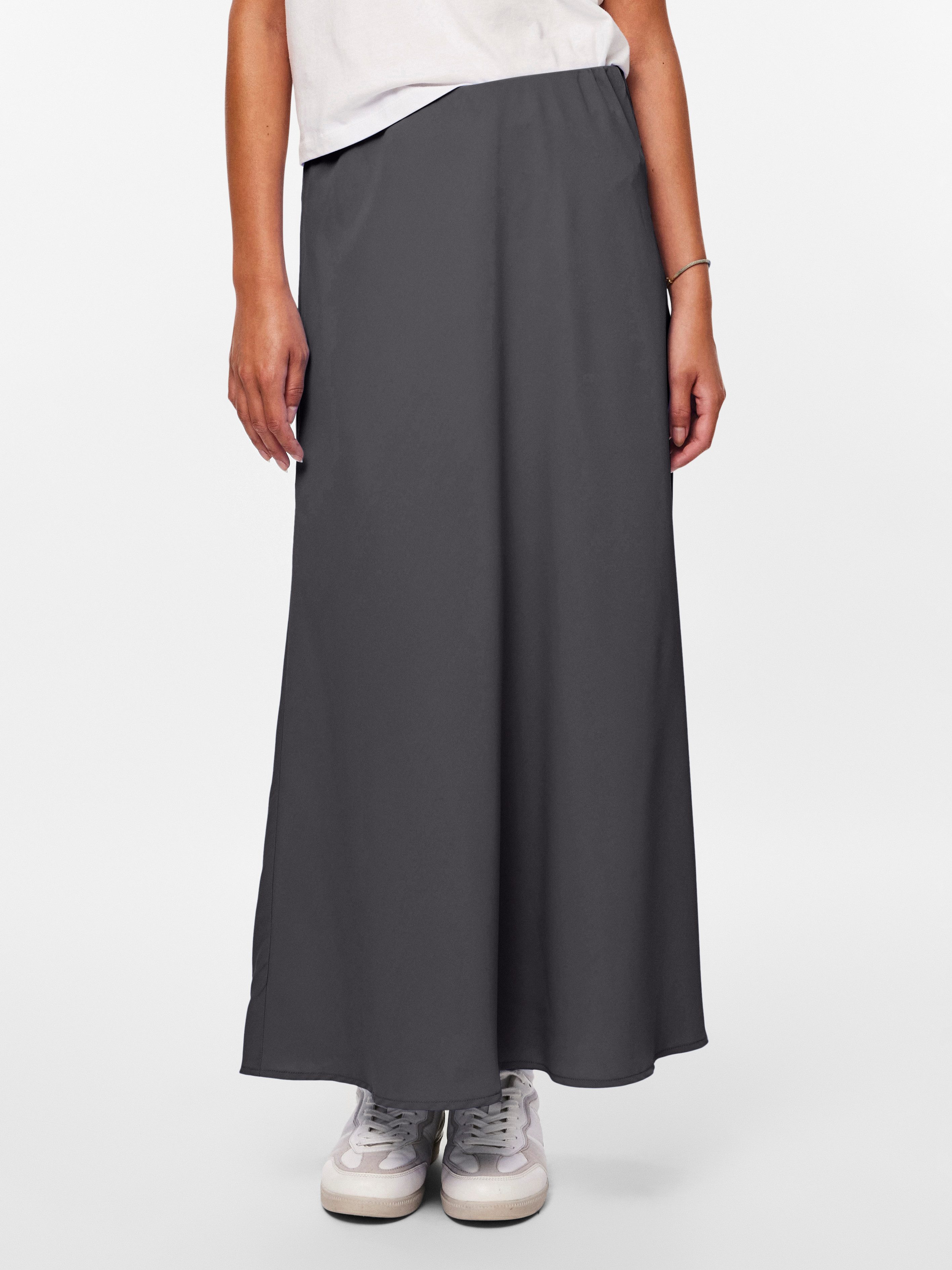 pieces Midirock PCFRANAN HW MIDI SKIRT NOOS BC