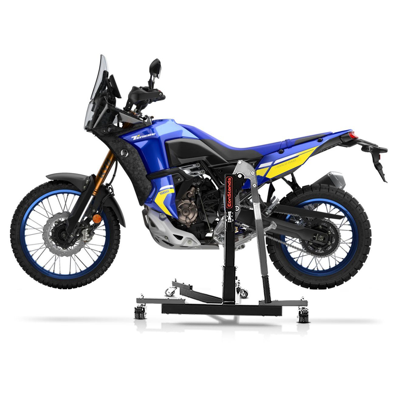 ConStands Motorradheber Zentralständer passend für Yamaha Tenere 700 World Raid 22-24 grau Mot