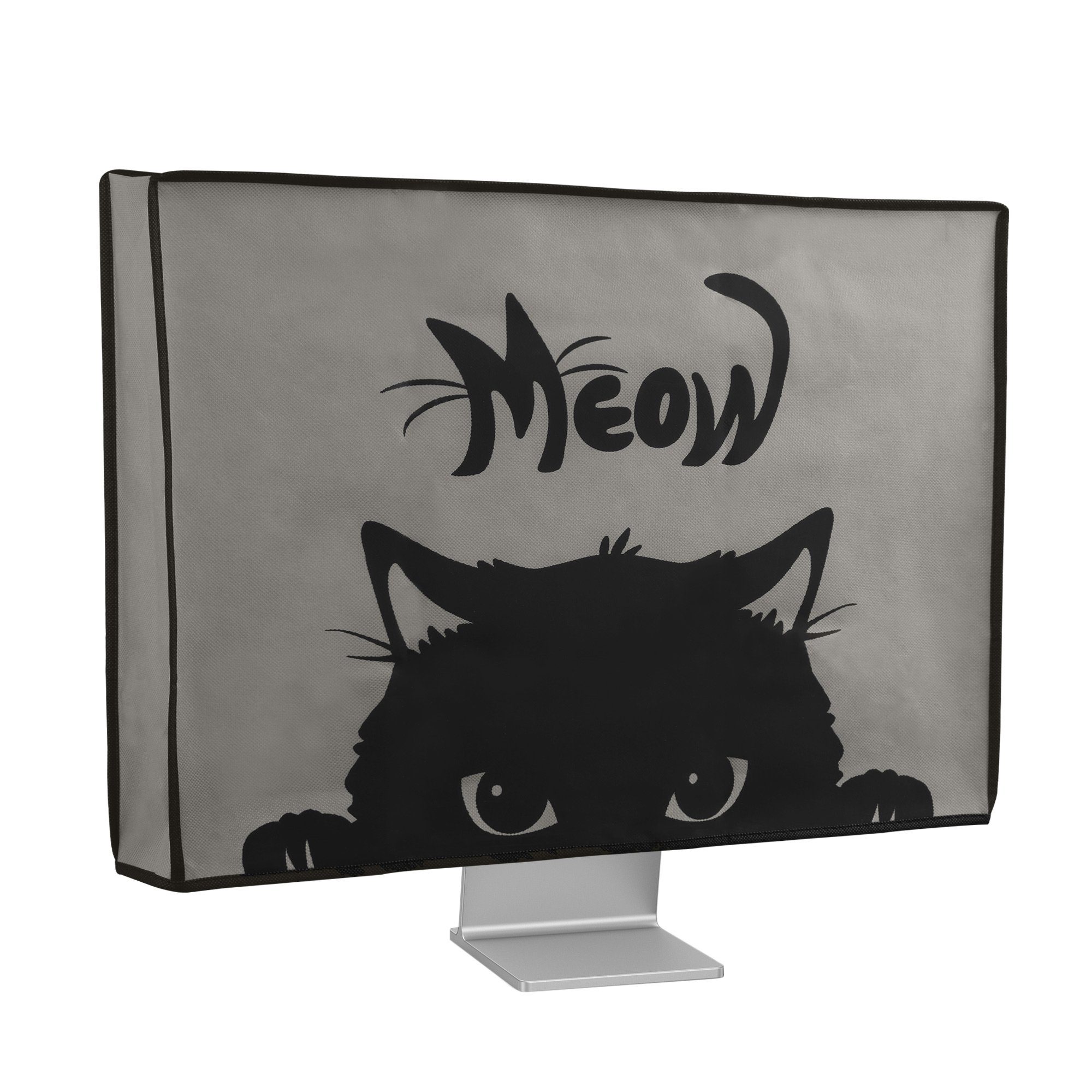 kwmobile Abdeckhaube 27-28" Monitor Hülle, PC Bildschirm Schutzhülle - Computer Cover Case