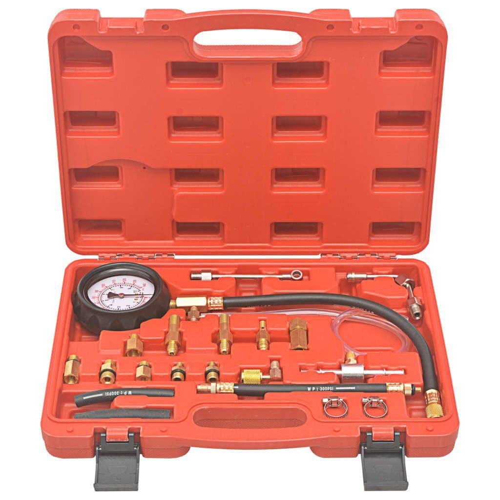 Werkzeugset Kraftstoff-Einspritzdruck-Prüfer-Set vidaXL