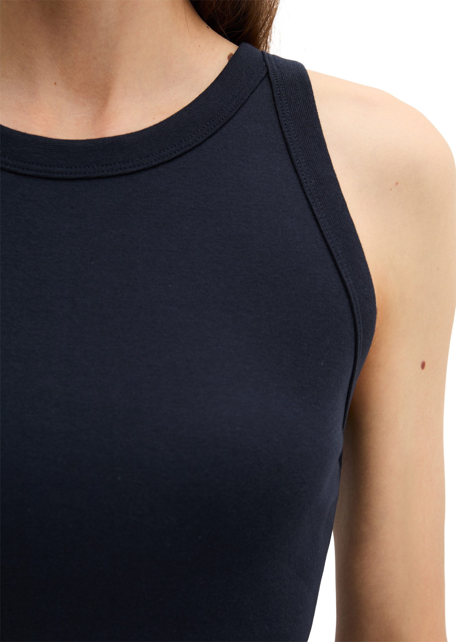 Marc O'Polo T-Shirt aus Rippjersey – Bild 4 von 5