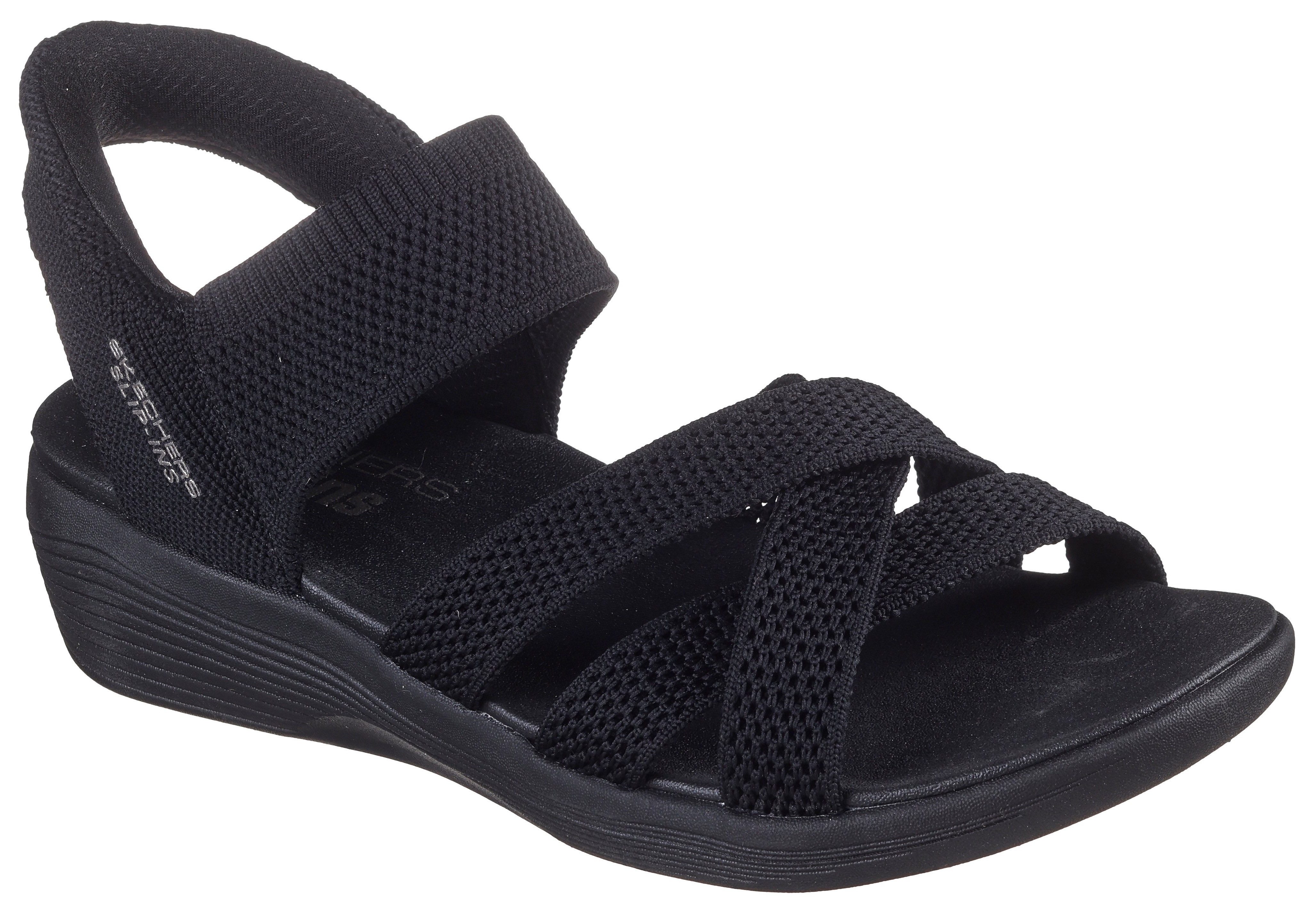 Skechers ARYA Keilsandalette, Freizeitschuh, Sandale in günstig online kaufen
