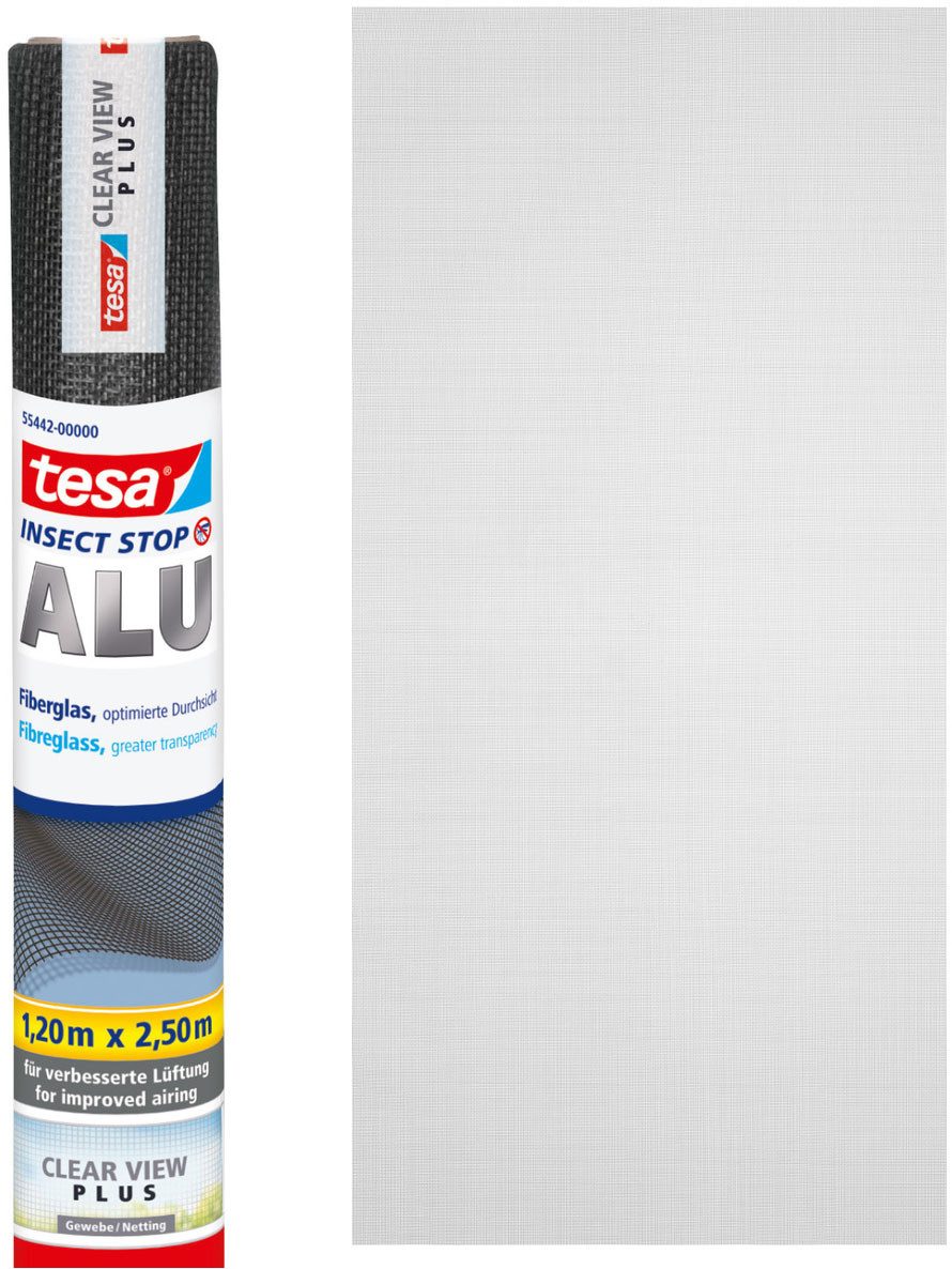 Fliegengitter-Gewebe Insect Stop Fliegengitter Ersatzrolle Clear View 1.2 m x 2.5 m