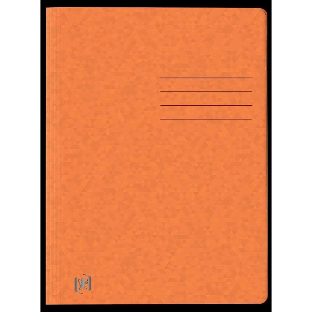 OXFORD Fächermappe Schnellhefter TOP FILE+ Karton orange DIN A4