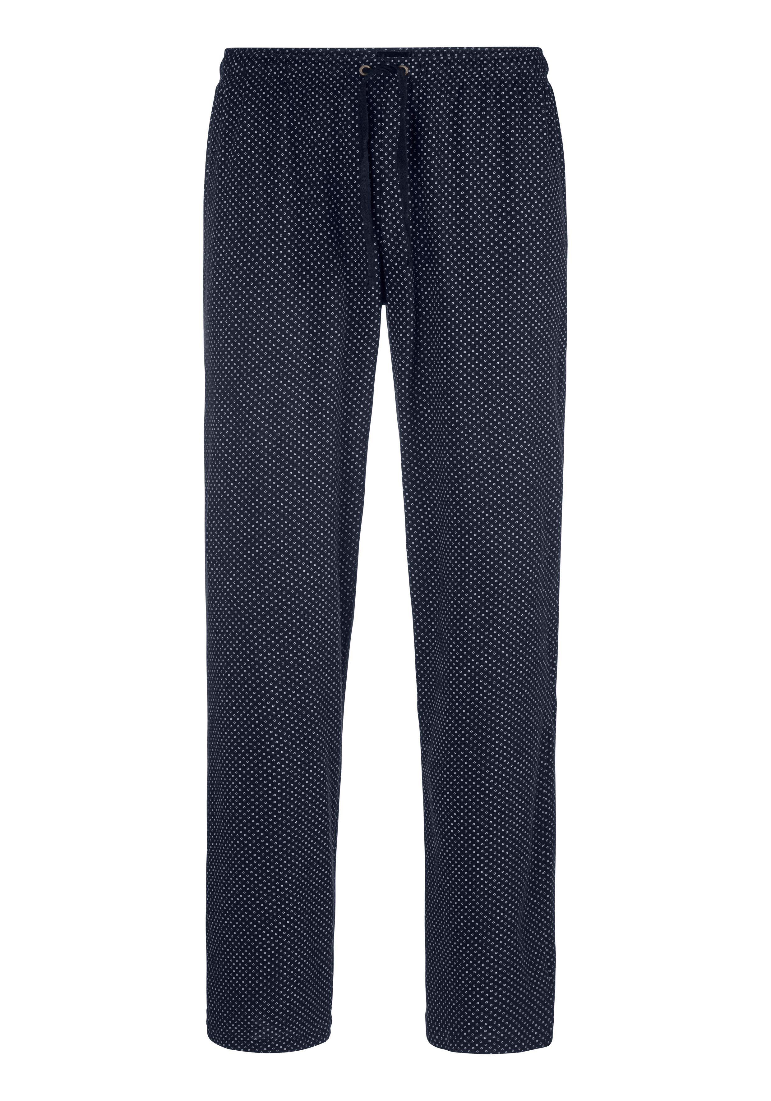 Pyjama Schiesser (2 1 gemustert / navy tlg., navy Unterteil Stück)