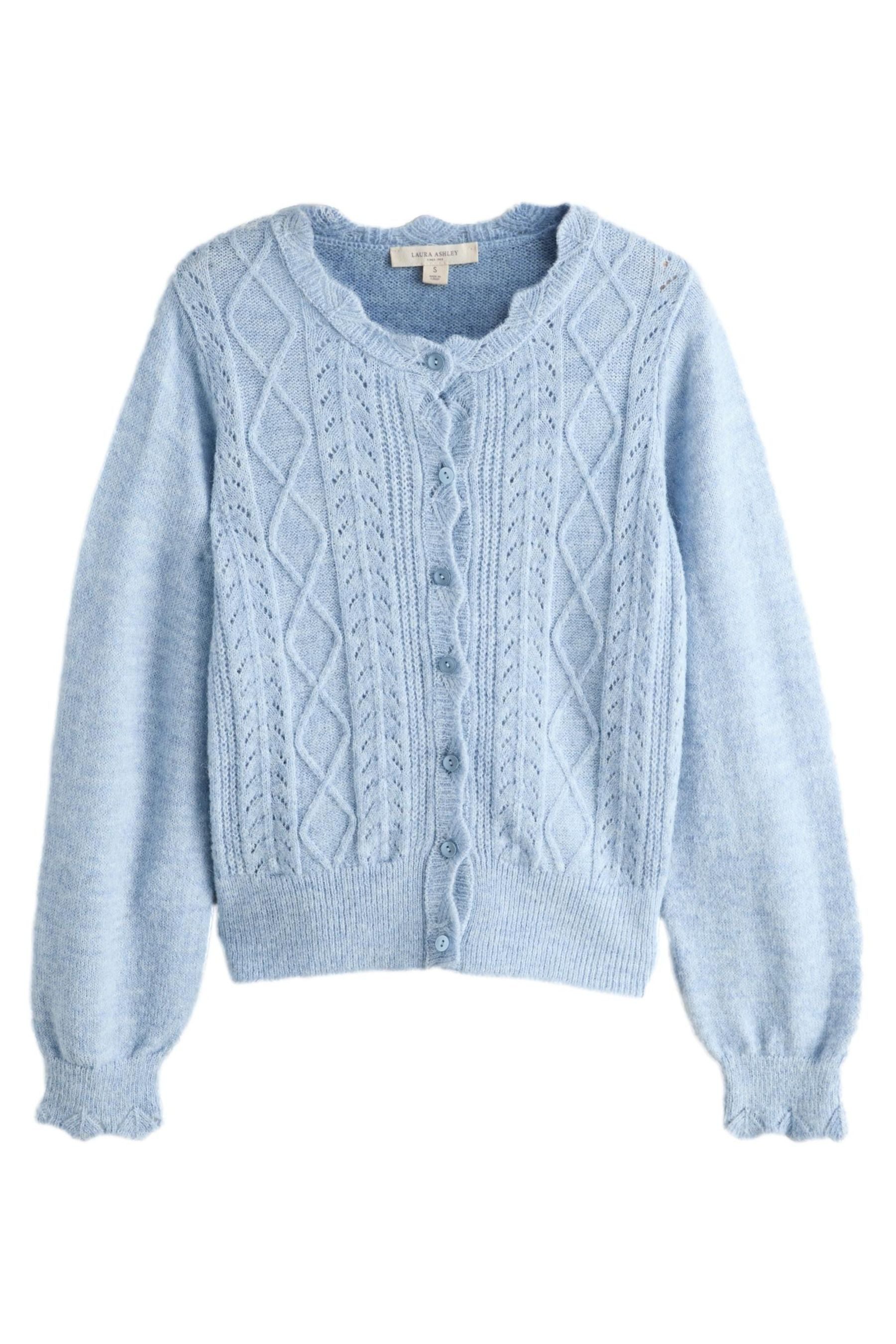 LAURA ASHLEY Strickjacke Laura Ashley Strickjacke mit Pointelle (1-tlg) günstig online kaufen