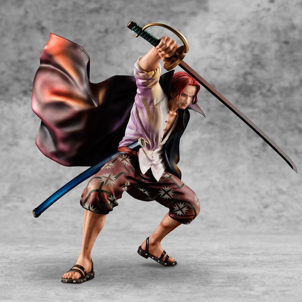 Actionfigur One Piece P.O.P PVC Statue Playback Memories Red-haired Shanks 21 cm
