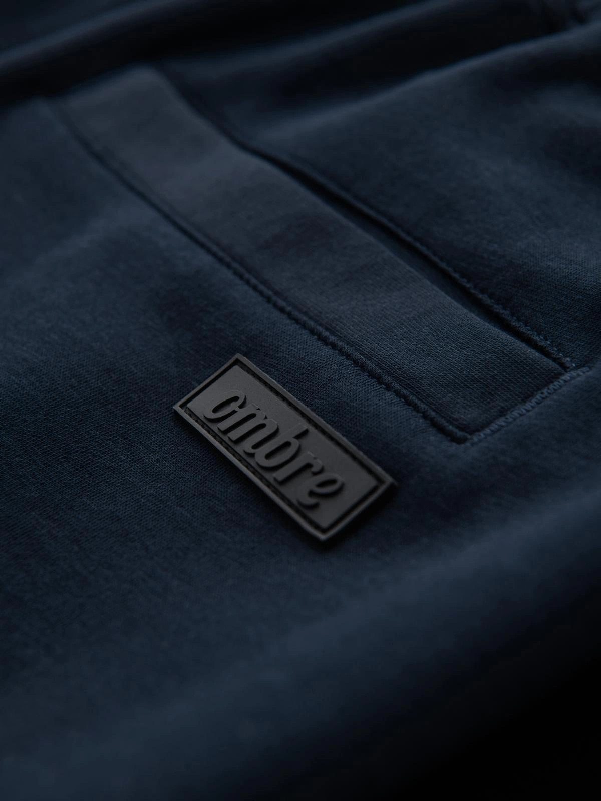 OMBRE Sweathose Herren-Jogginghose mit geradem Bein und Gummidetails