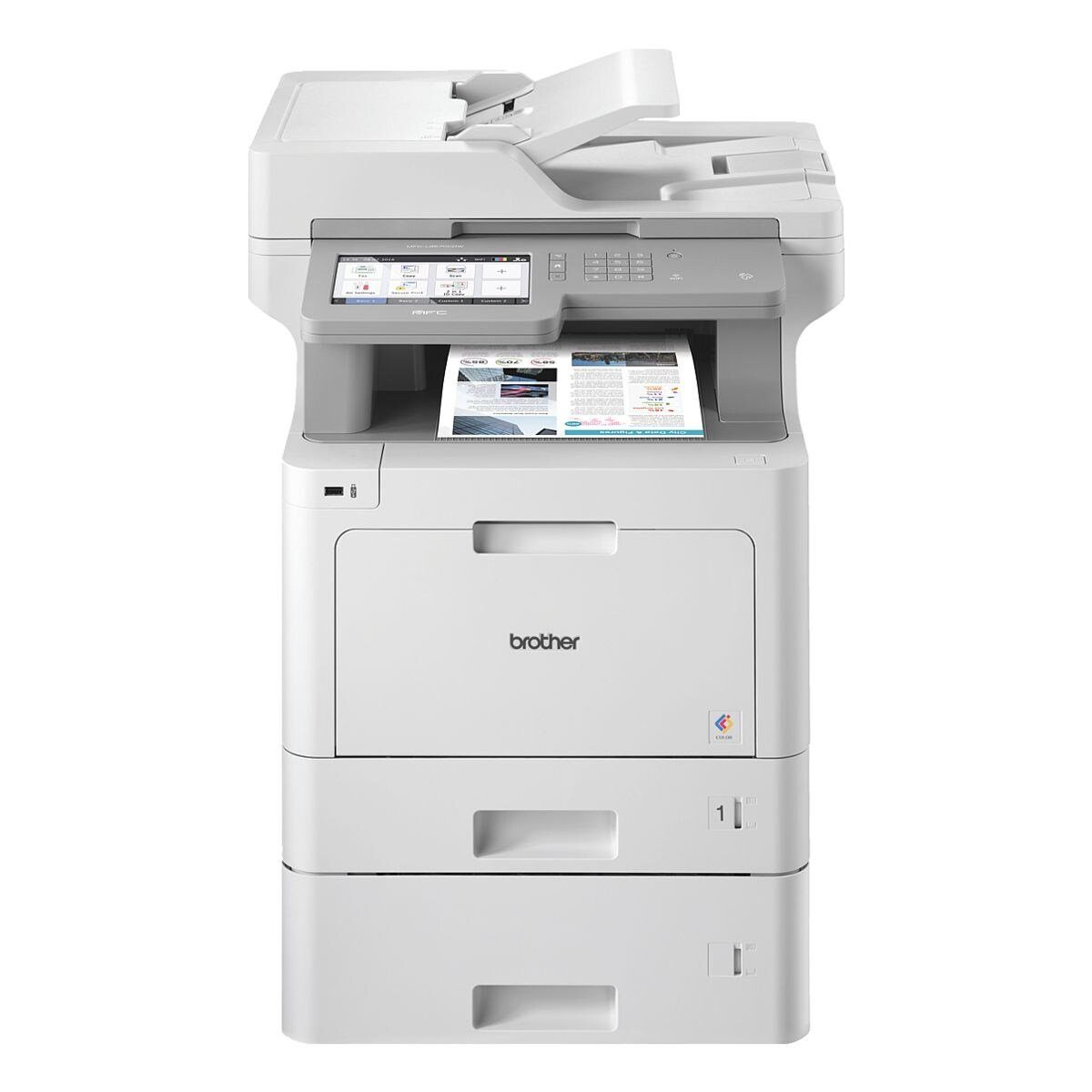 Brother MFC-L9570CDWT Multifunktionsdrucker, (4-in-1, WLAN / LAN / NFC, A4)