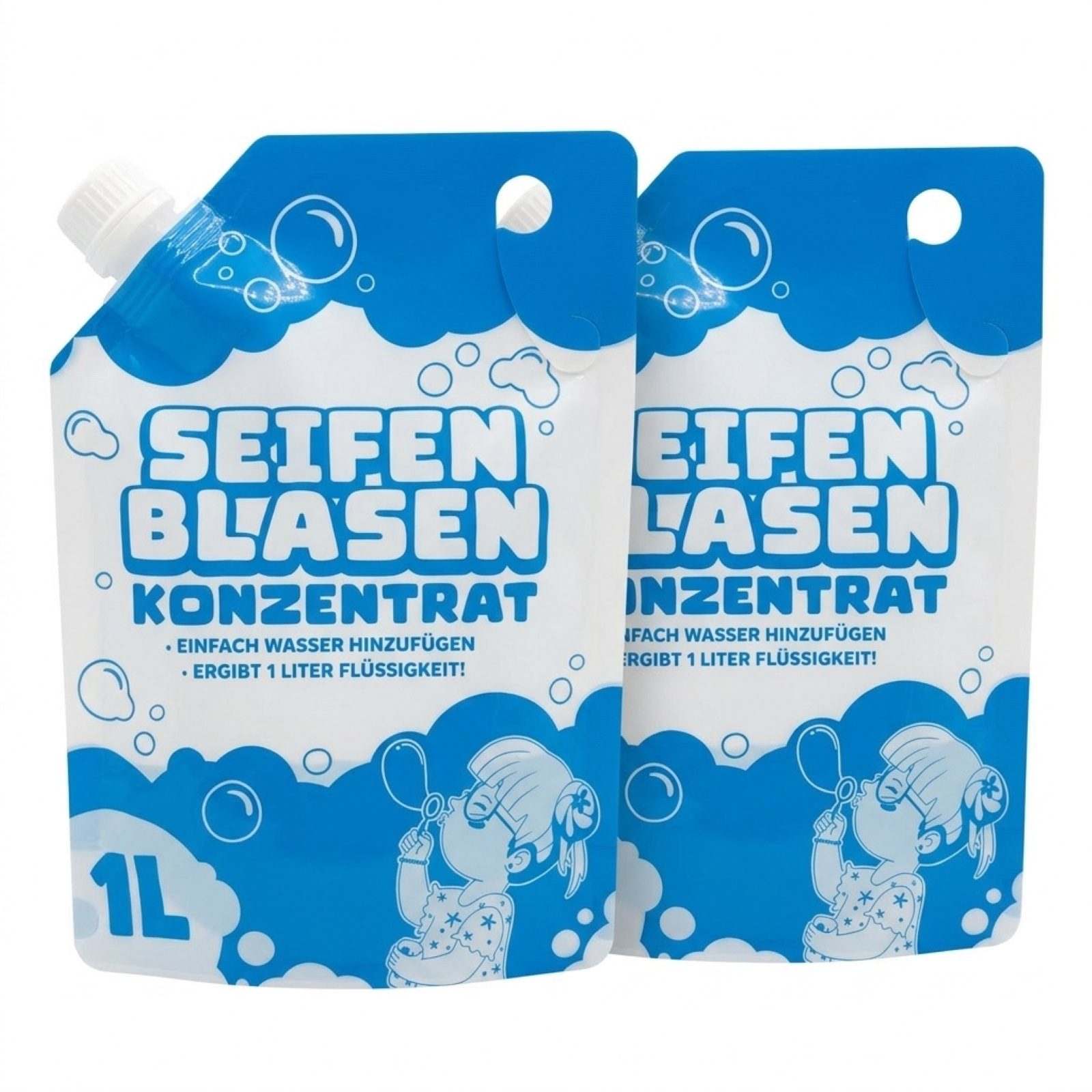 HAC24 Seifenblasenspielzeug Seifenblasenkonzentrat 1:10 Seifenblasenflüssigkeit